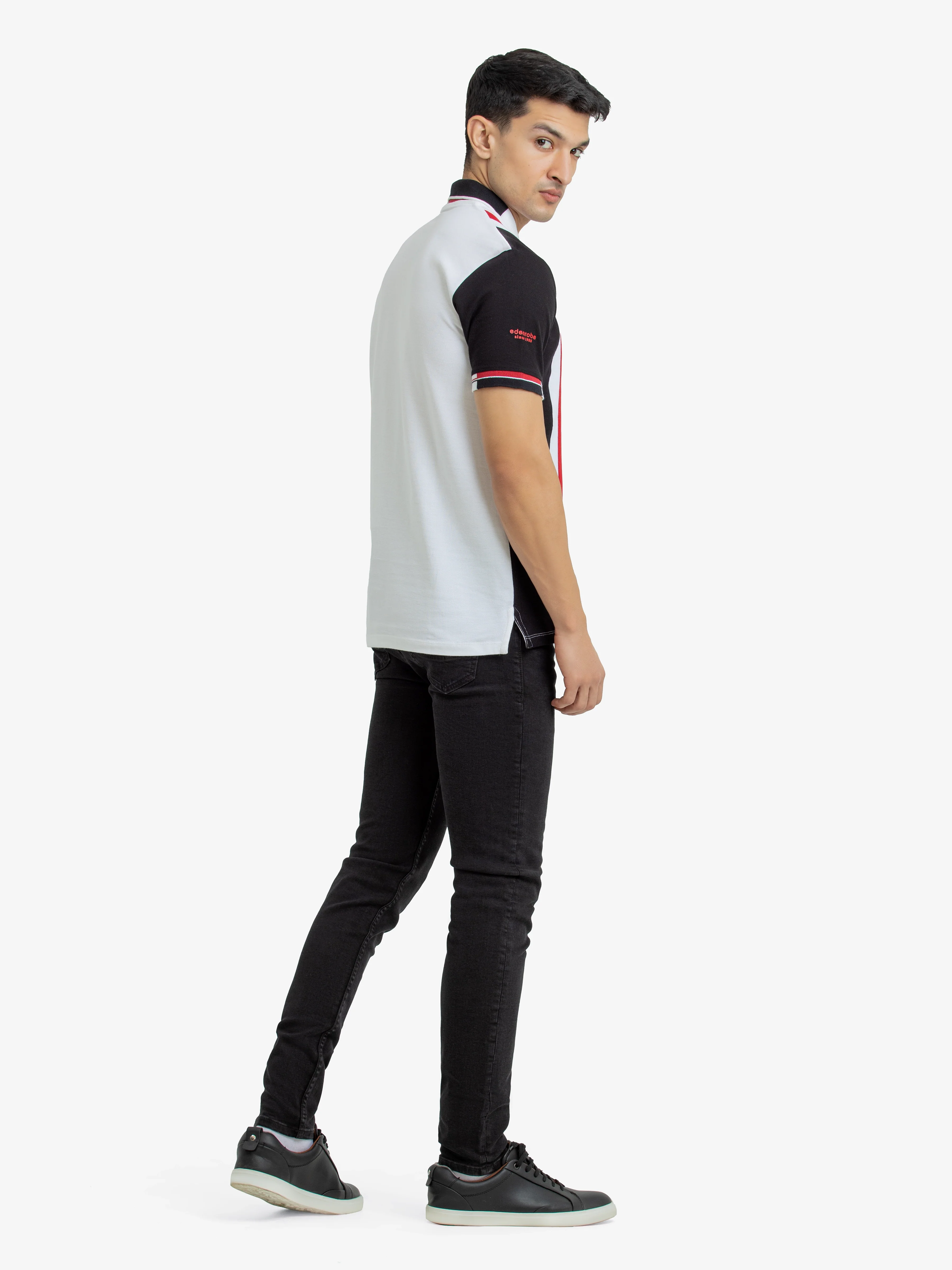 Men's White Polo Shirt - EMTPS24-010 - Image 5