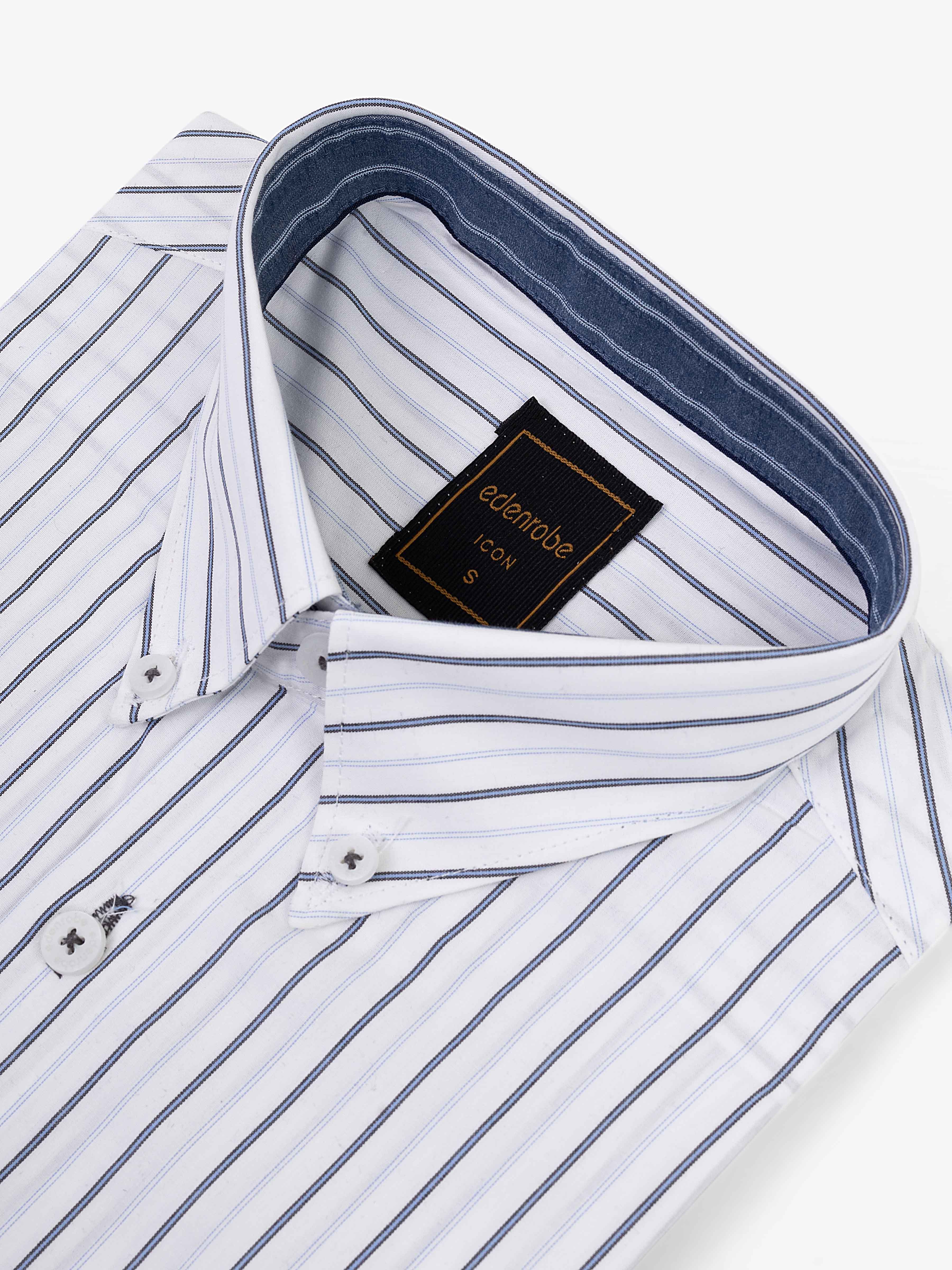 Men's White Shirt - EMTSI5-50808 - Image 3