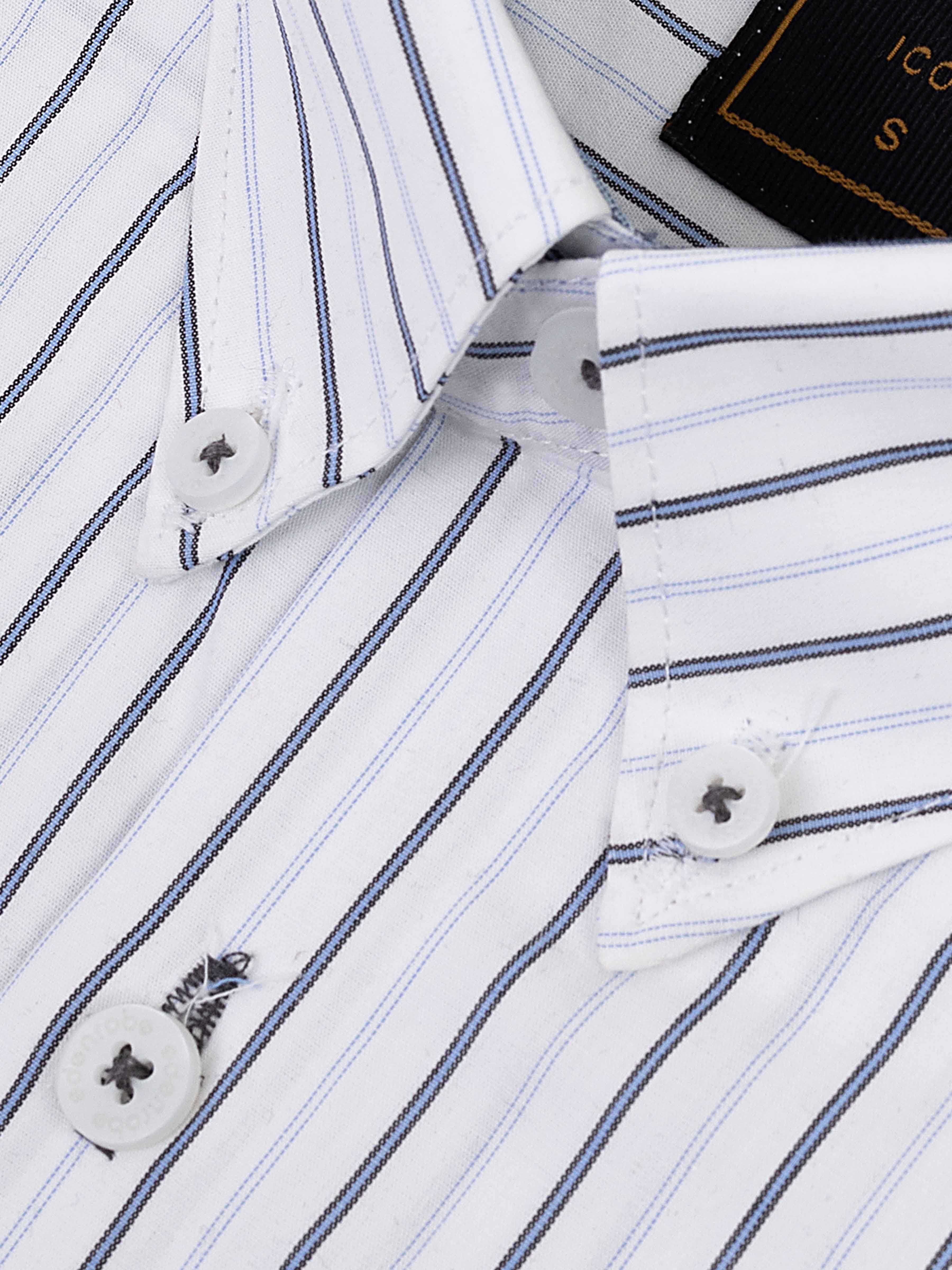 Men's White Shirt - EMTSI5-50808 - Image 4