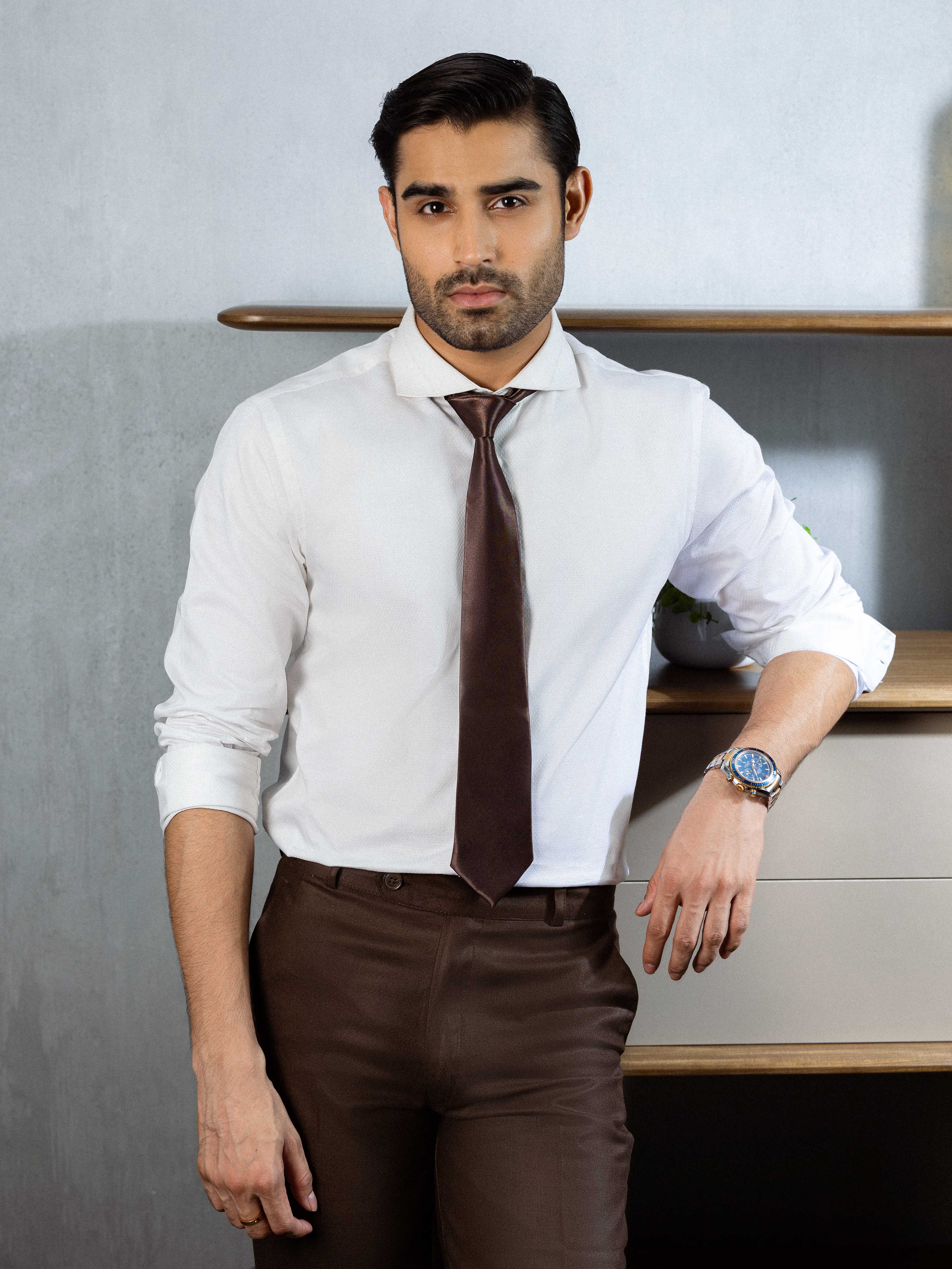 Men's White Shirt - EMTSI5-50833