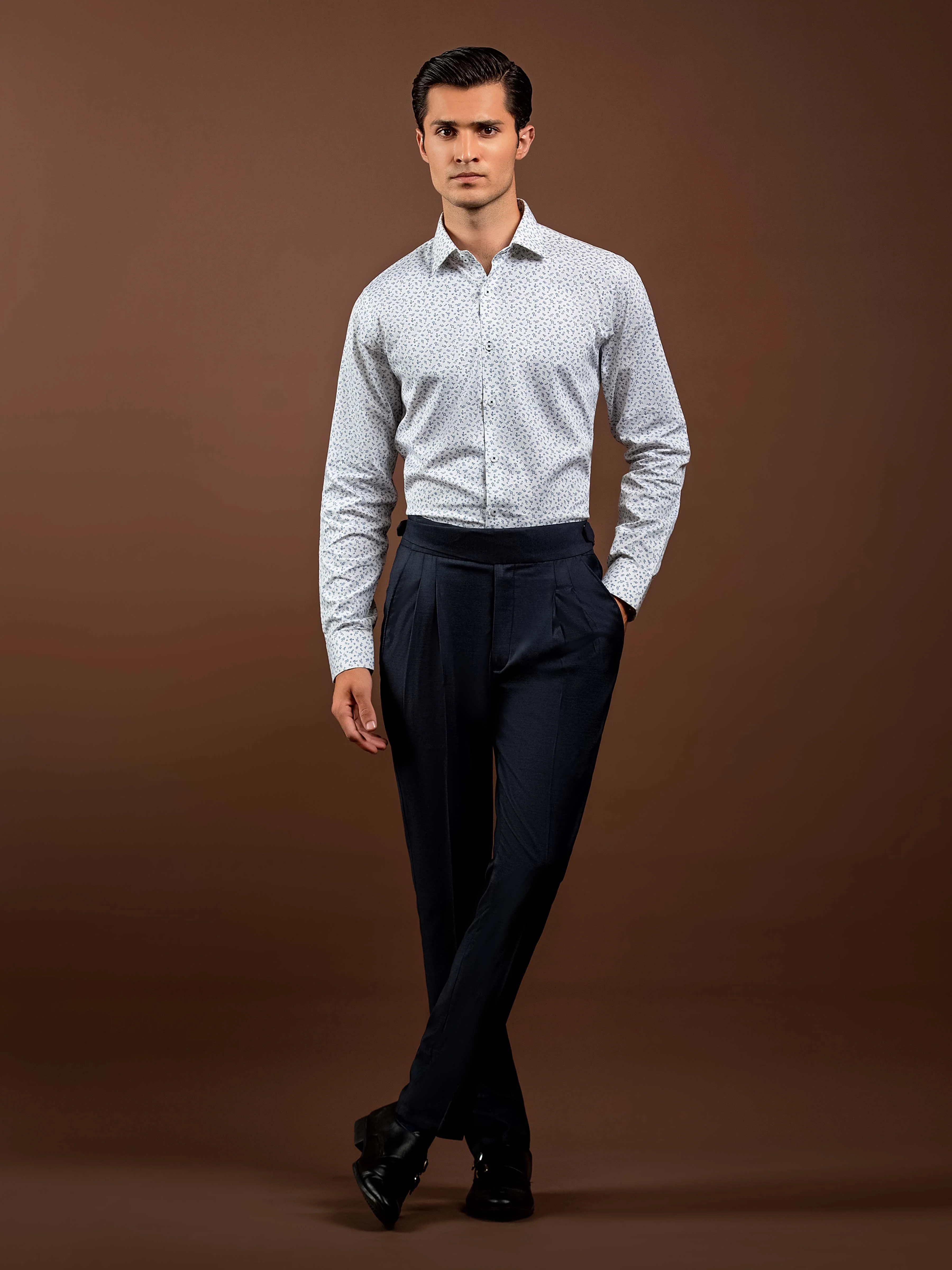 Men's White Shirt - EMTSI5-50840 - Image 4