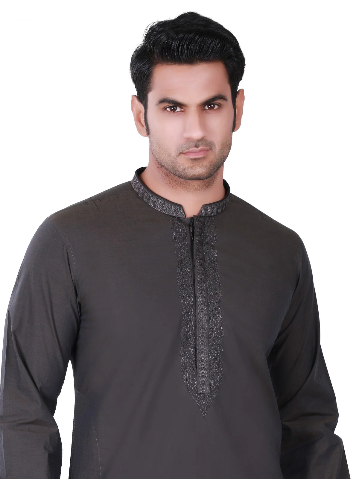 Men's Kai Green Kurta - MTK-C16S-9297 - Image 2