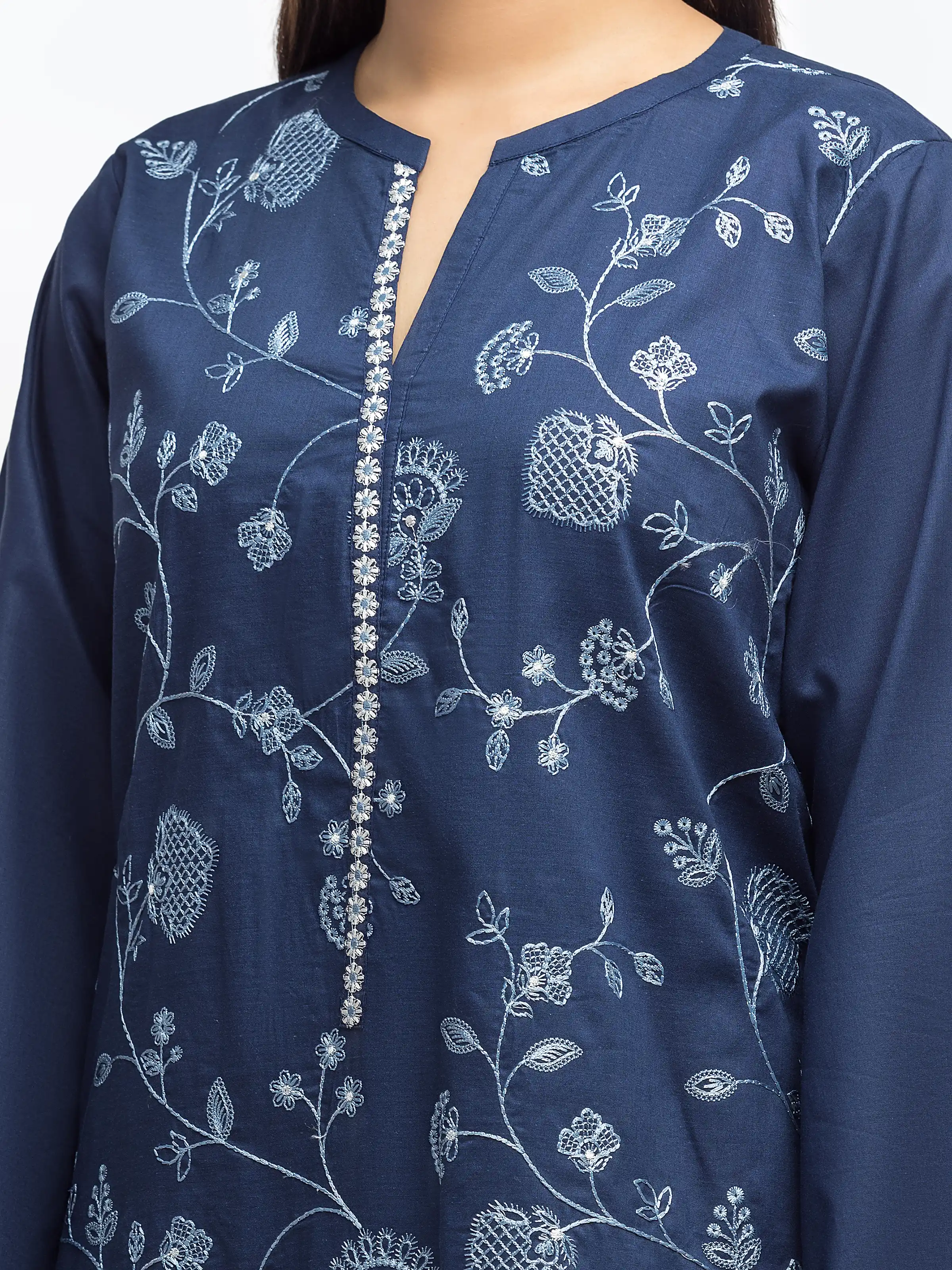 Pret Embroidered Cambric Shirt - EWTKE25-81600S - Image 3