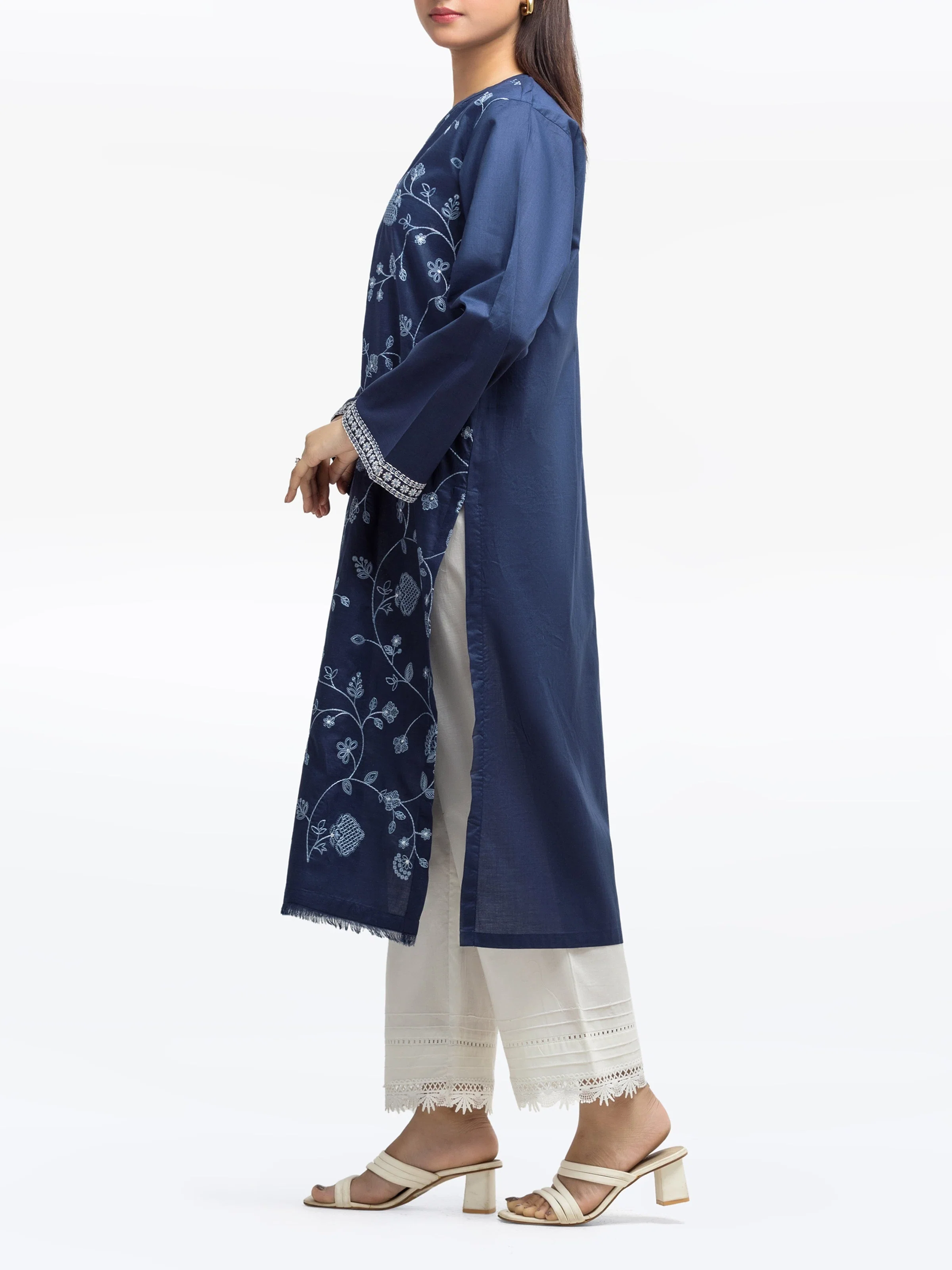 Pret Embroidered Cambric Shirt - EWTKE25-81600S - Image 5