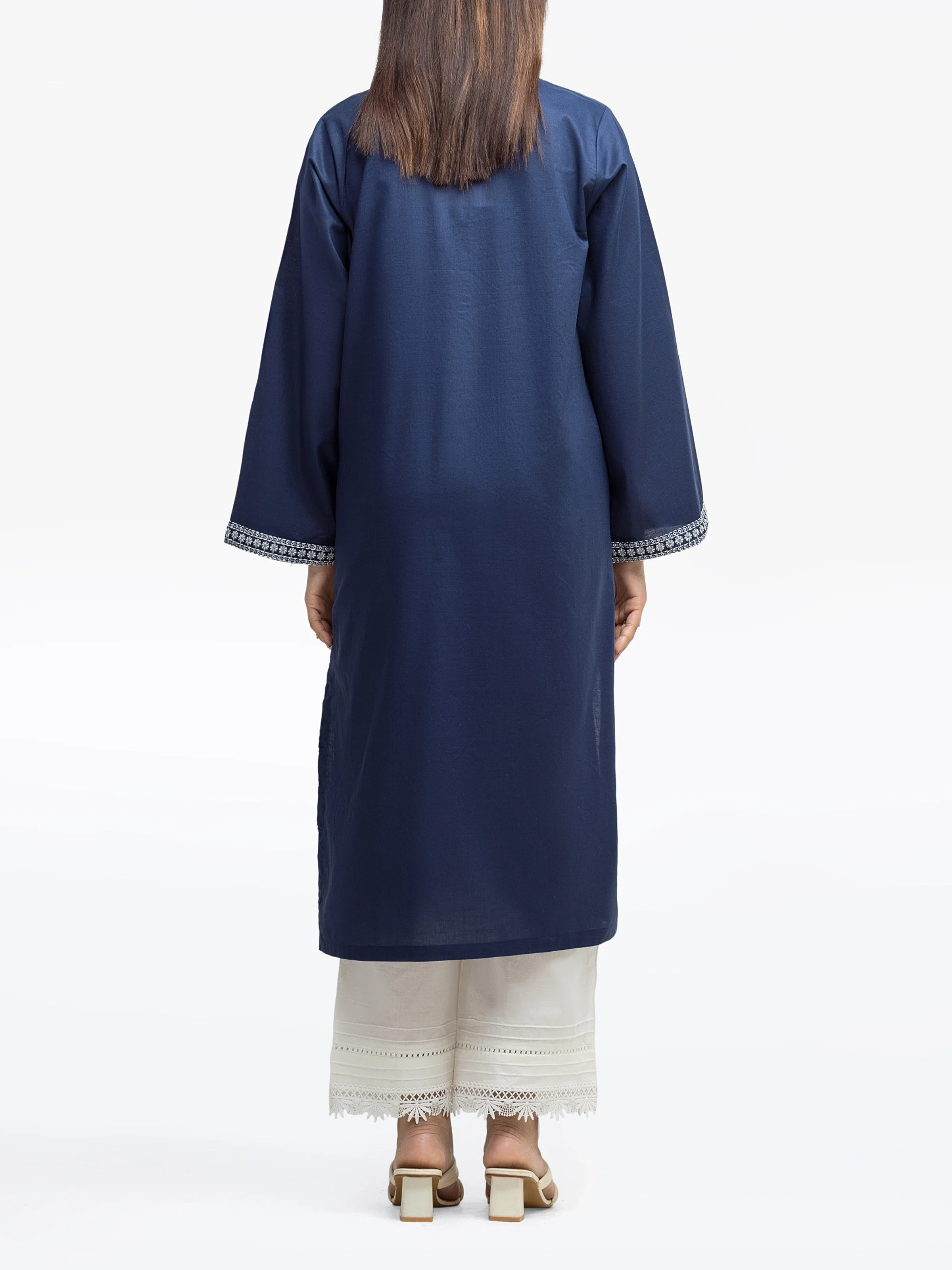 Pret Embroidered Cambric Shirt - EWTKE25-81600S - Image 6