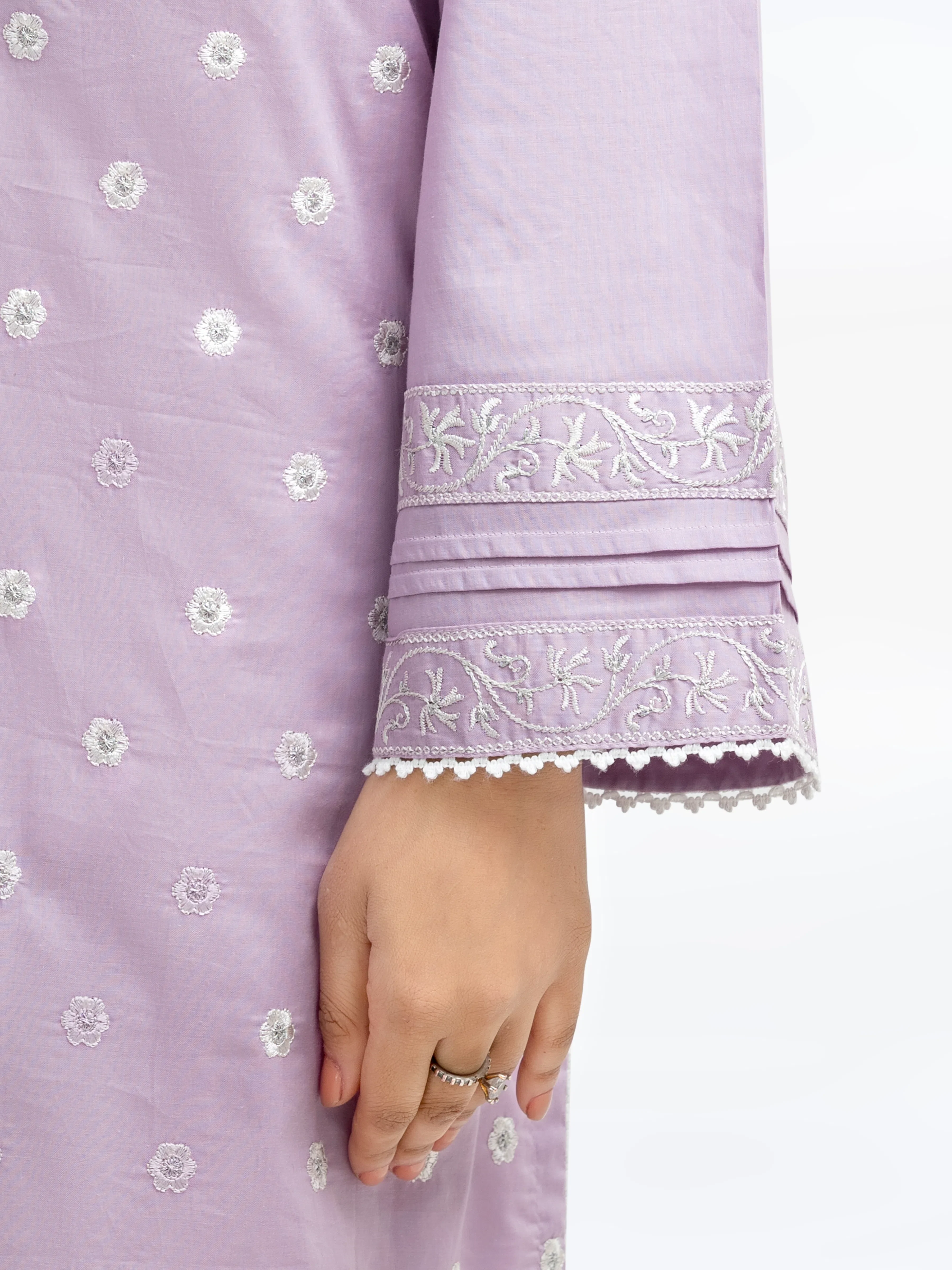 Pret Embroidered Cambric Shirt - EWTKE25-81601S - Image 4