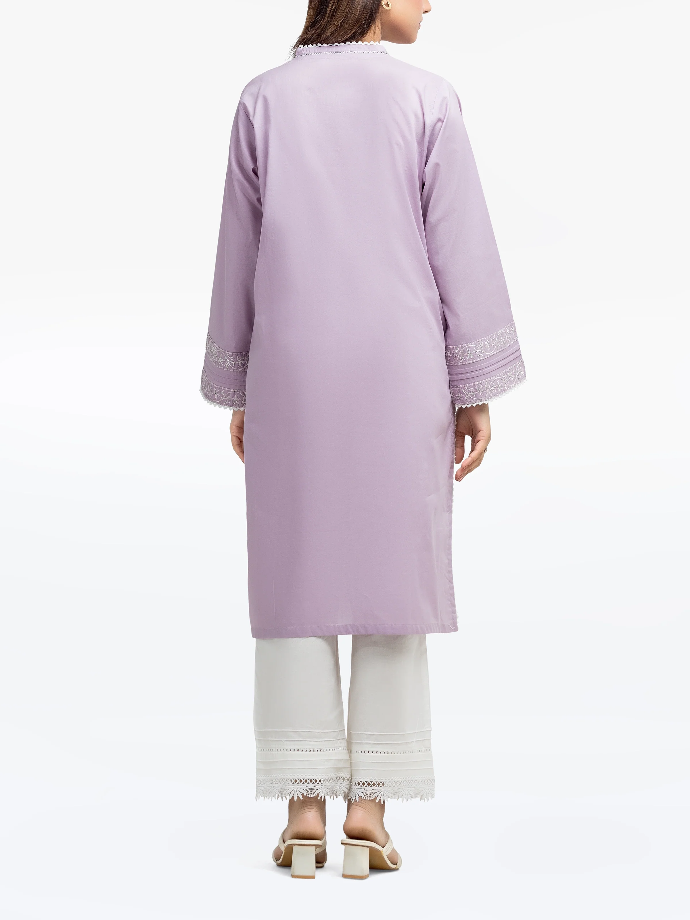 Pret Embroidered Cambric Shirt - EWTKE25-81601S - Image 6