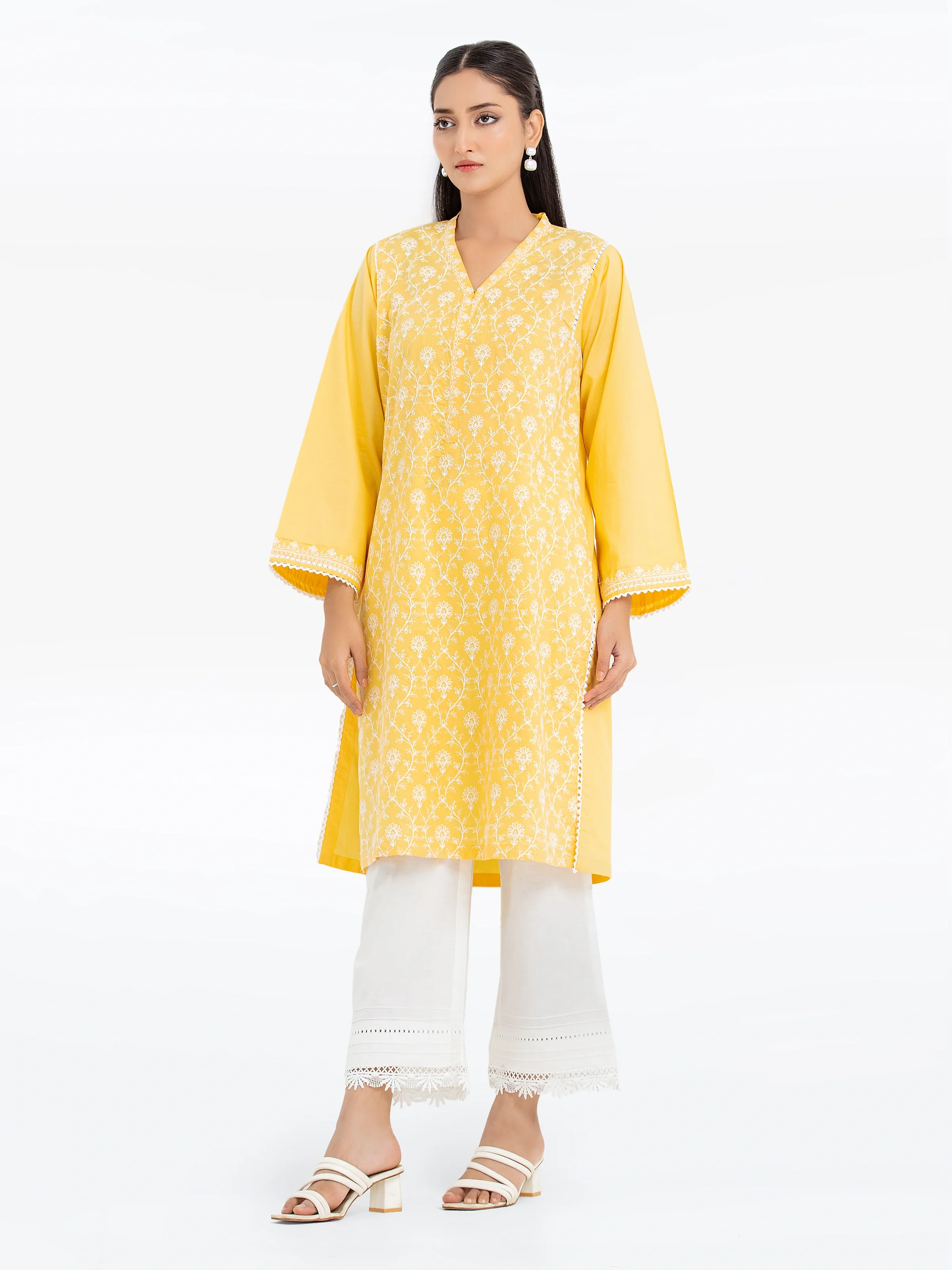 Pret Embroidered Cambric Shirt - EWTKE25-81603S - Image 2
