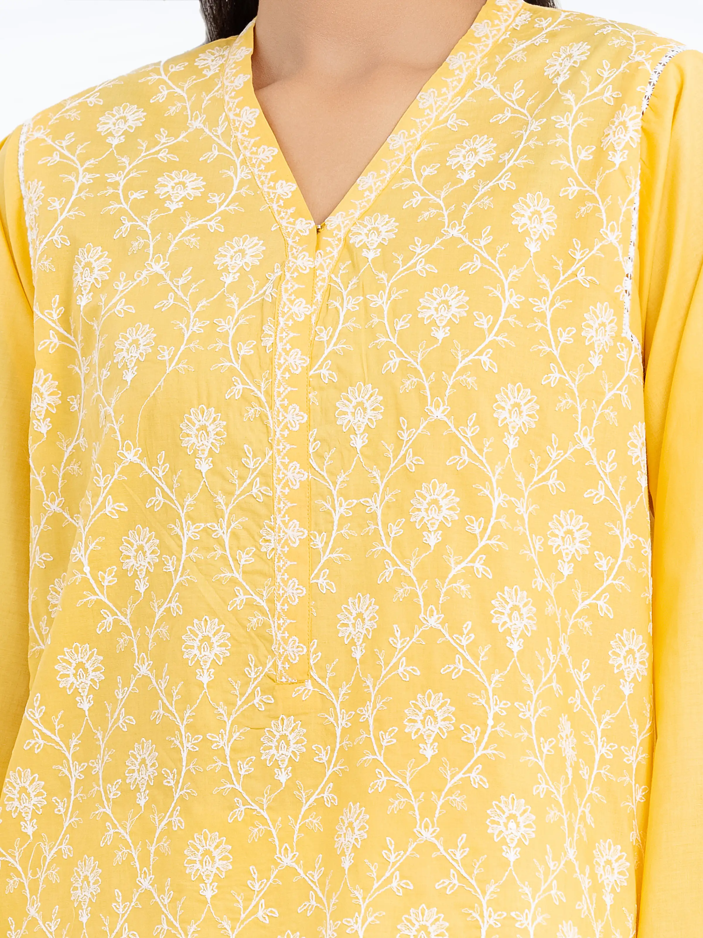 Pret Embroidered Cambric Shirt - EWTKE25-81603S - Image 3