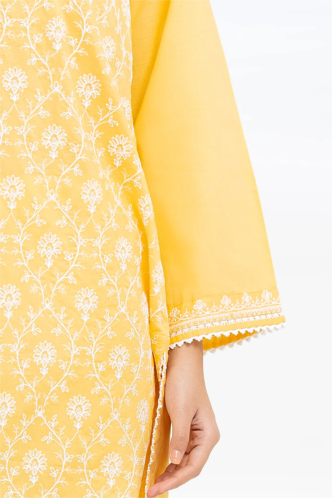 Pret Embroidered Cambric Shirt - EWTKE25-81603S - Image 4