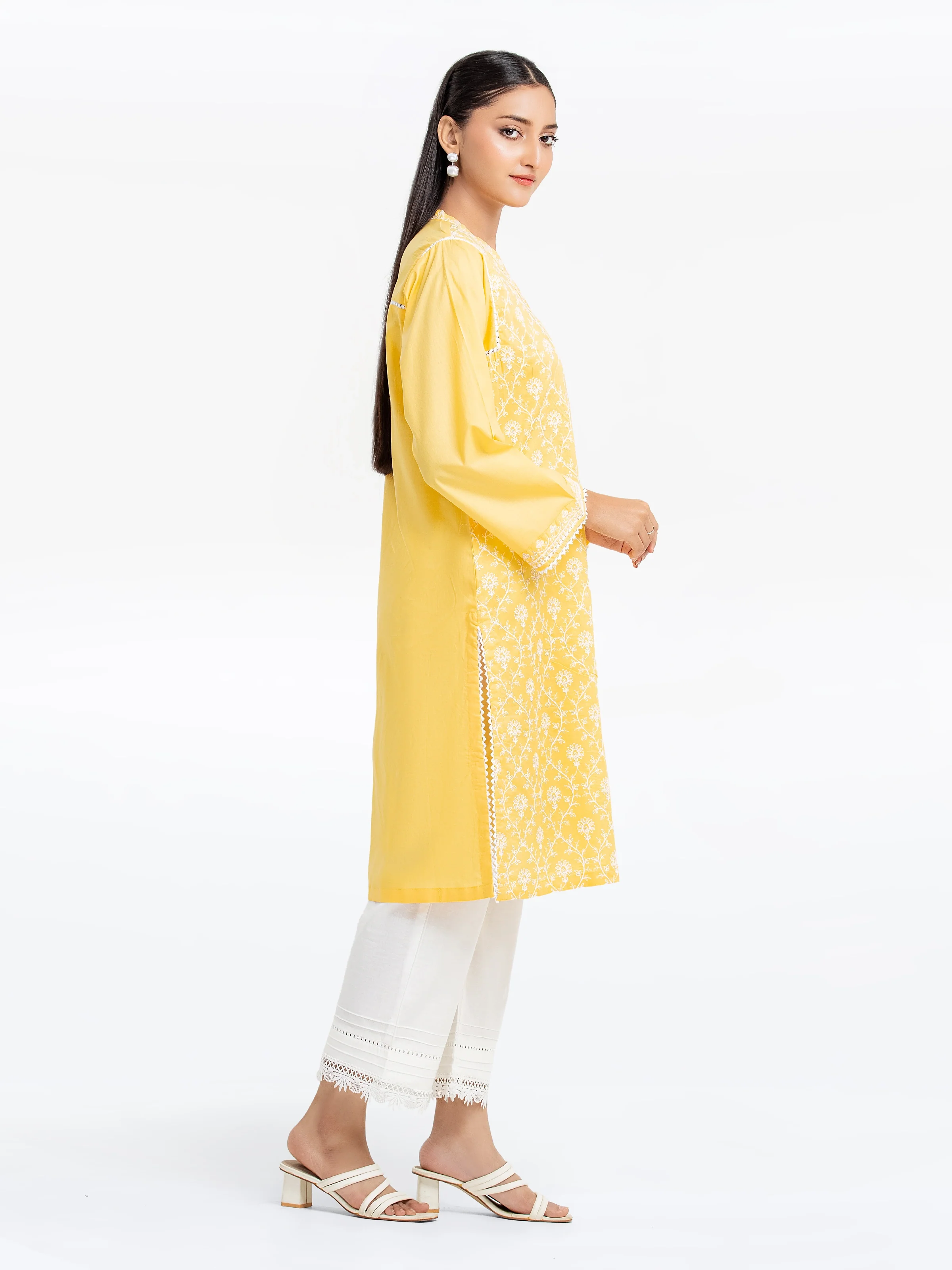 Pret Embroidered Cambric Shirt - EWTKE25-81603S - Image 5