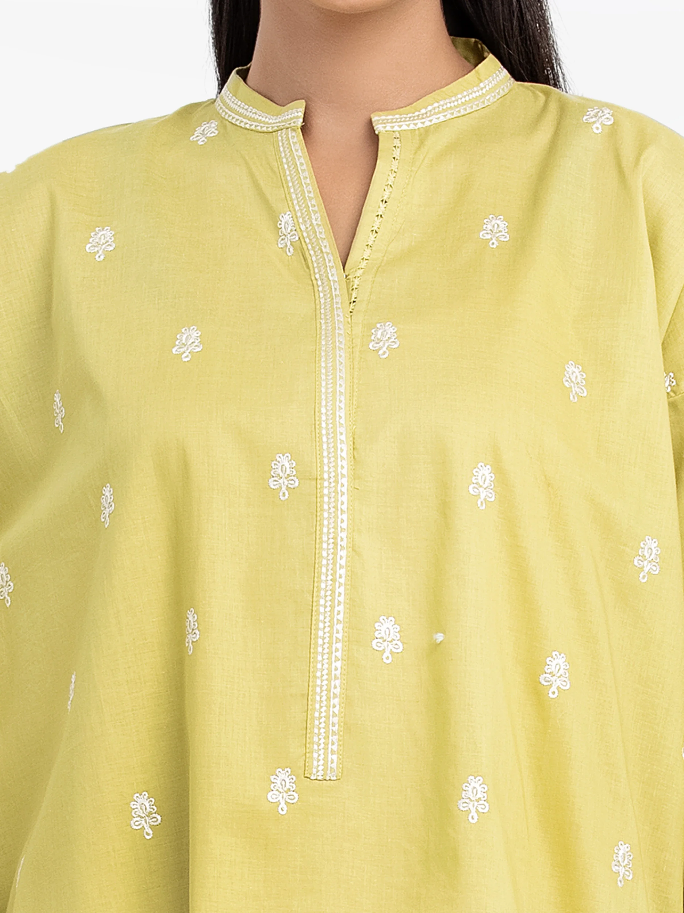 Pret Embroidered Cambric Shirt - EWTKE25-81606S - Image 3