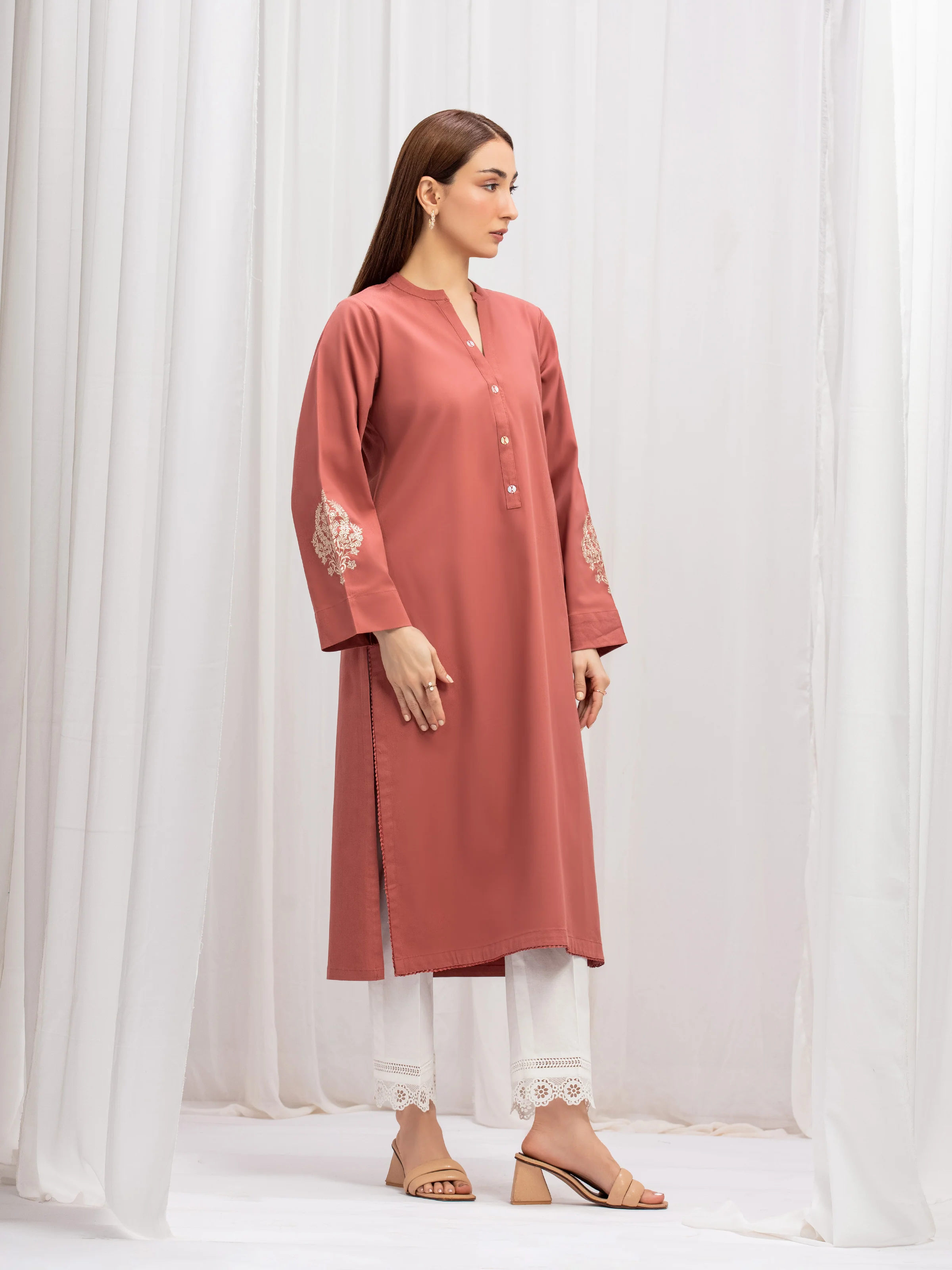 Pret Embroidered Cotton twill Shirt - EWTKE5-80135S - Image 5