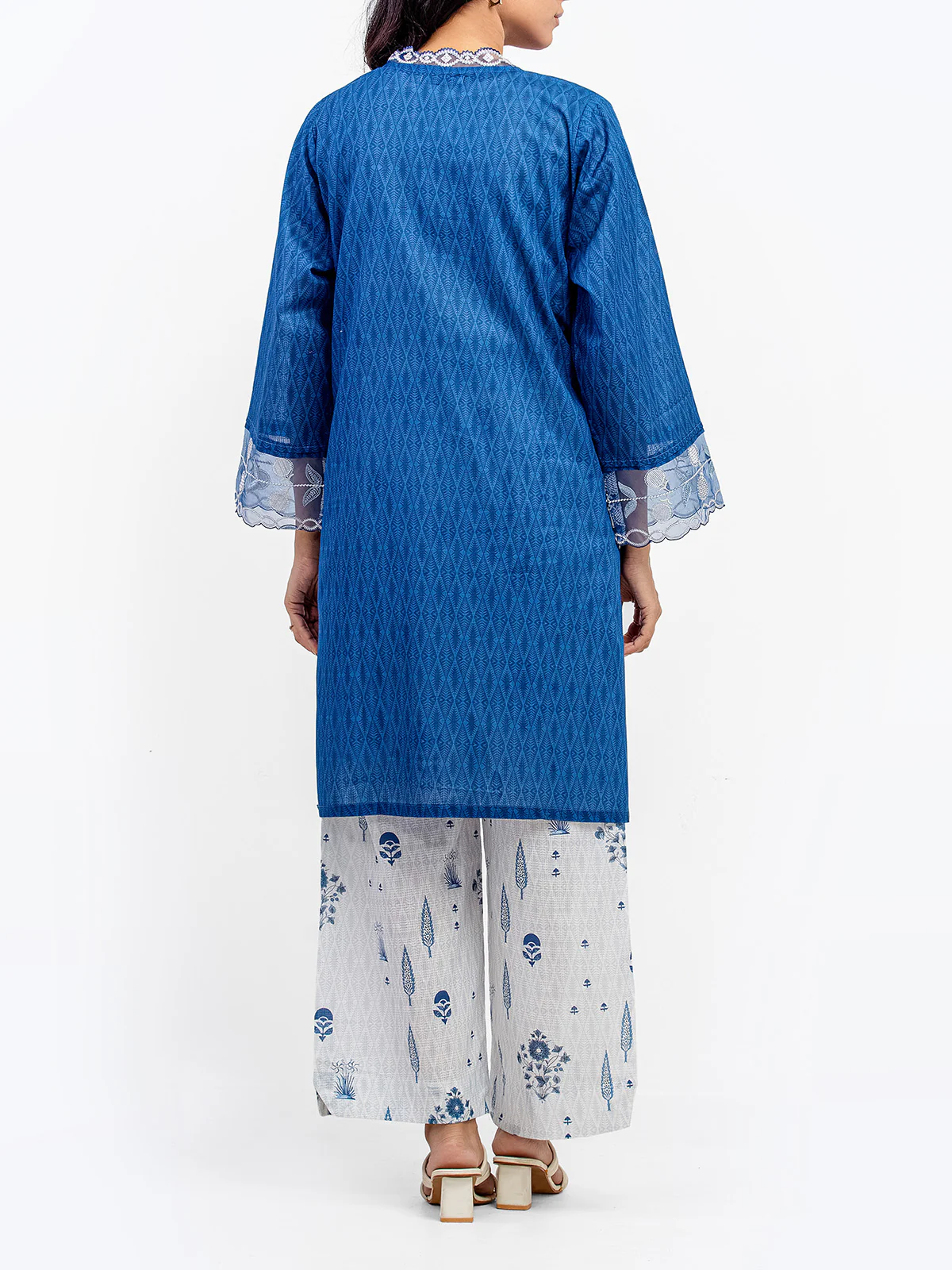 Pret Embroidered Cotton Slub Shirt - EWTKE5-81676S - Image 5