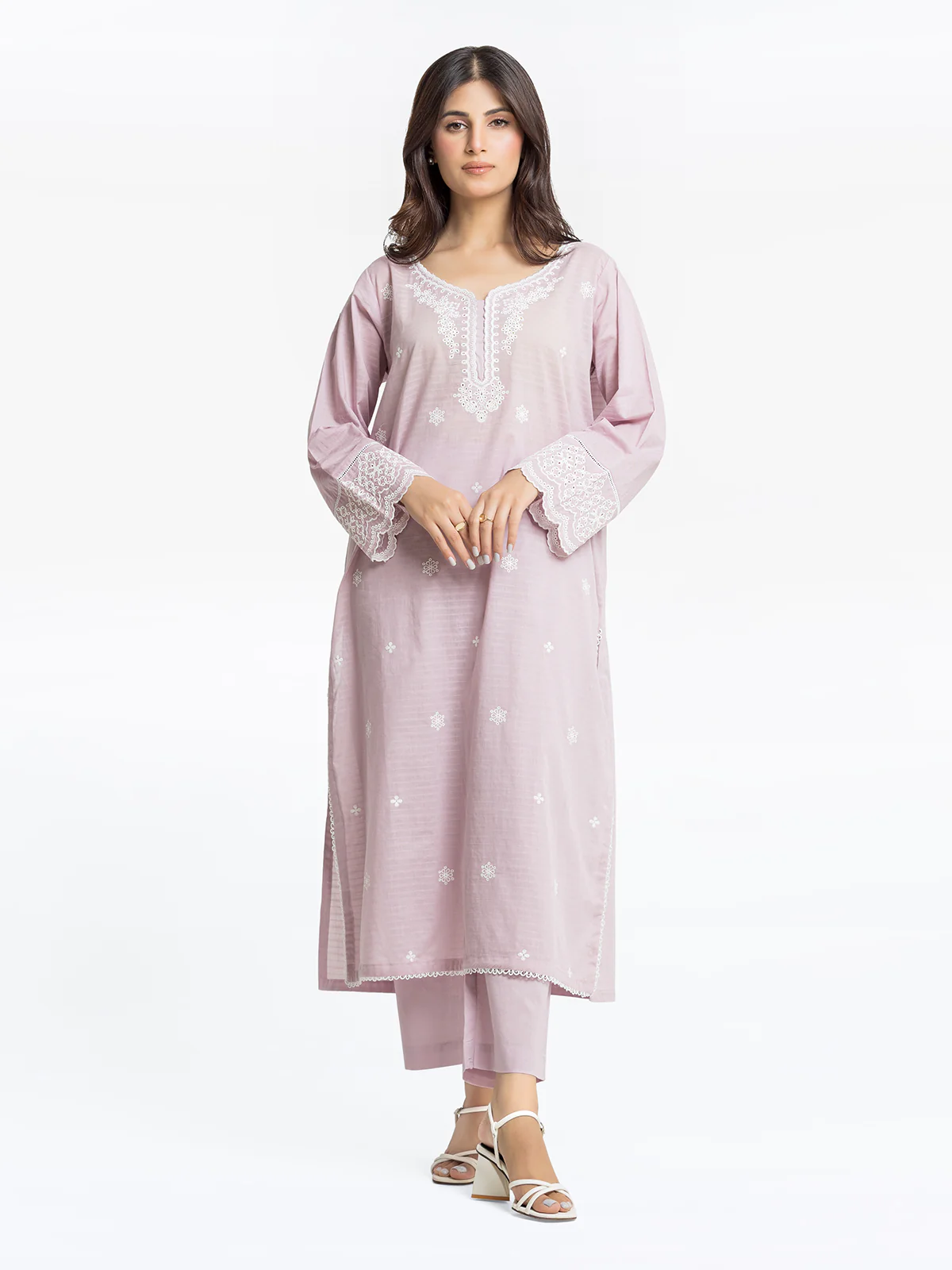Pret Embroidered Dobby Shirt - EWTKE24-69648S