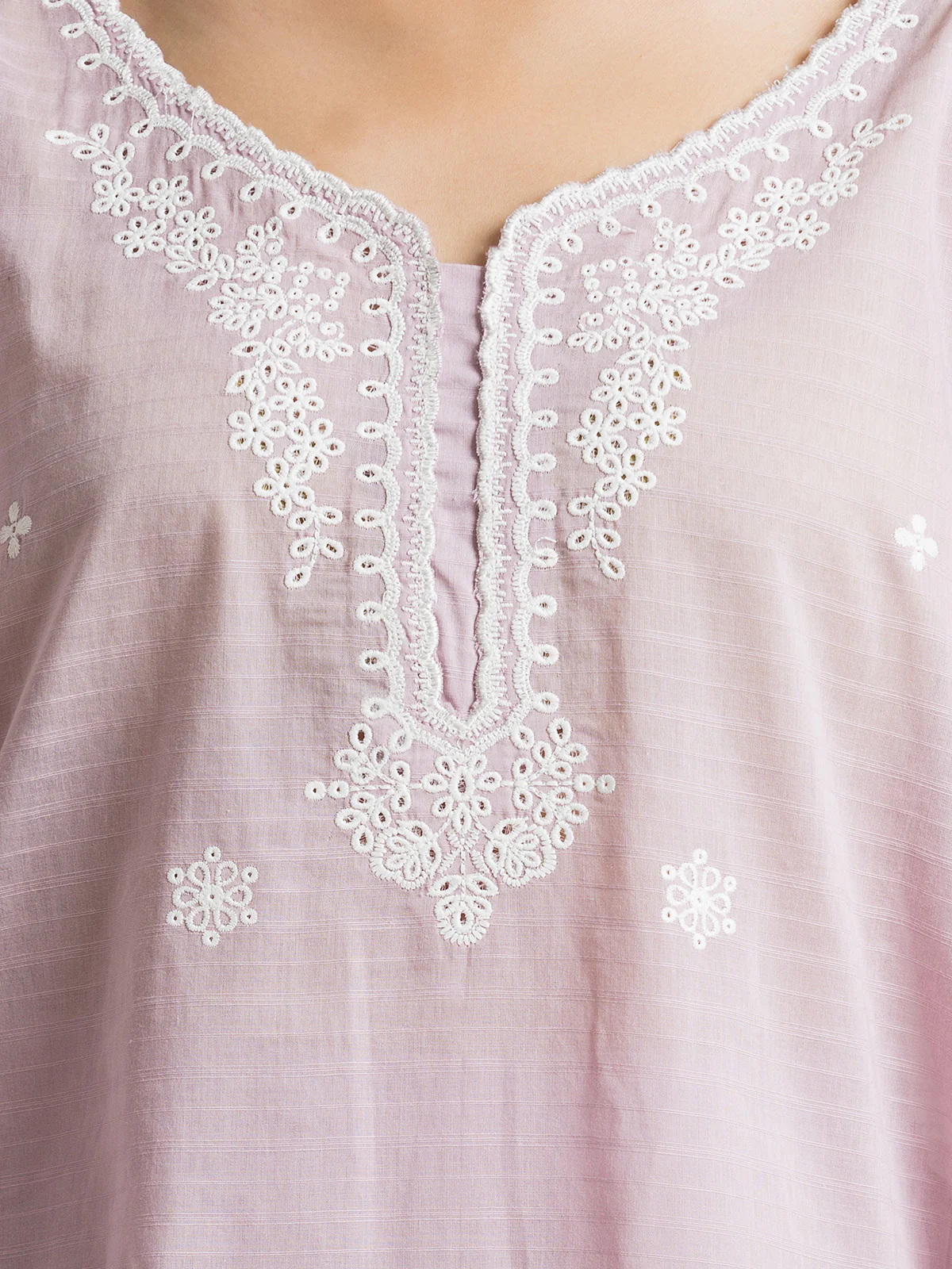 Pret Embroidered Dobby Shirt - EWTKE24-69648S - Image 3