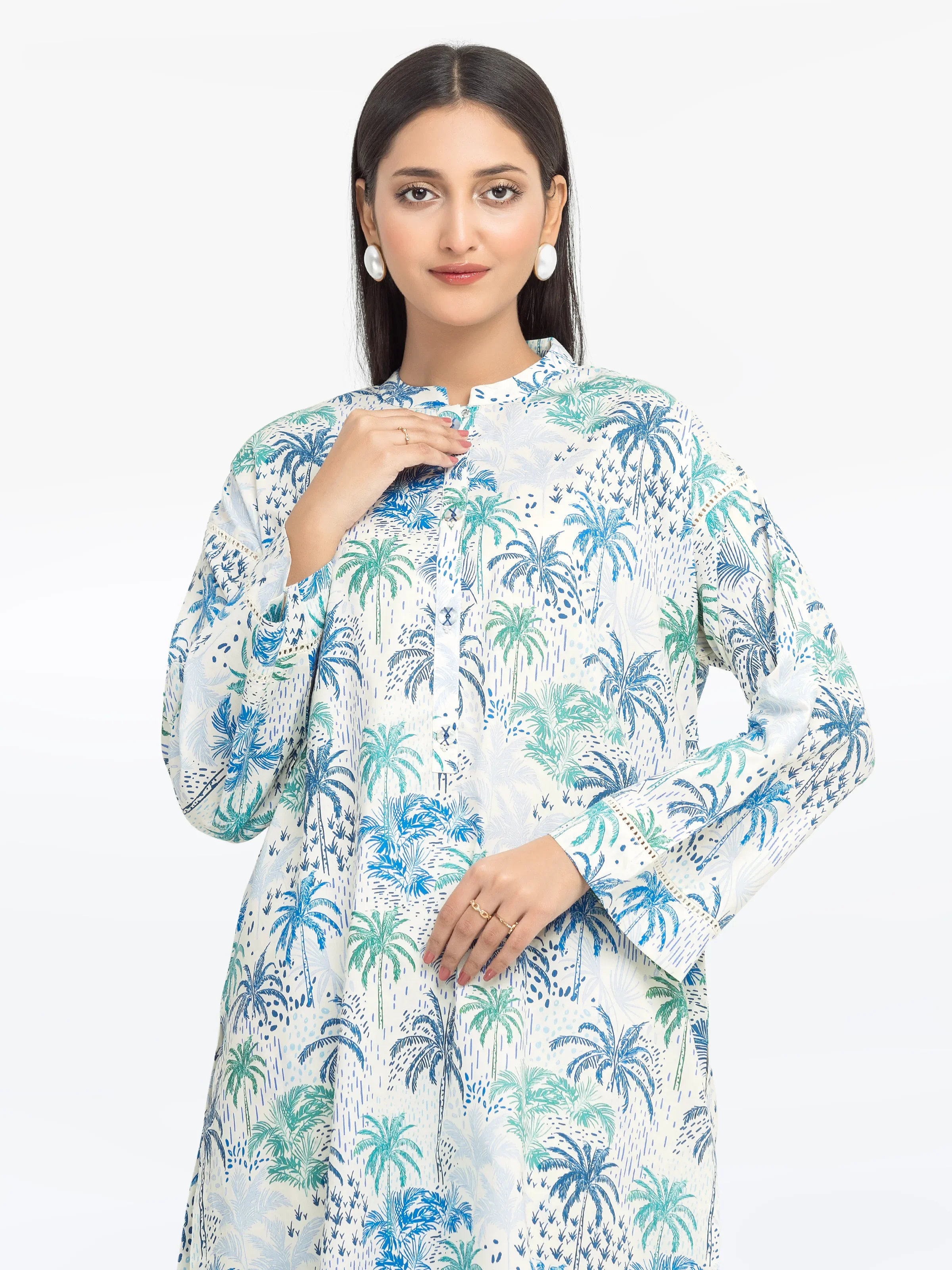 Pret Printed Cambric Shirt - EWTKP5-81658S - Image 2