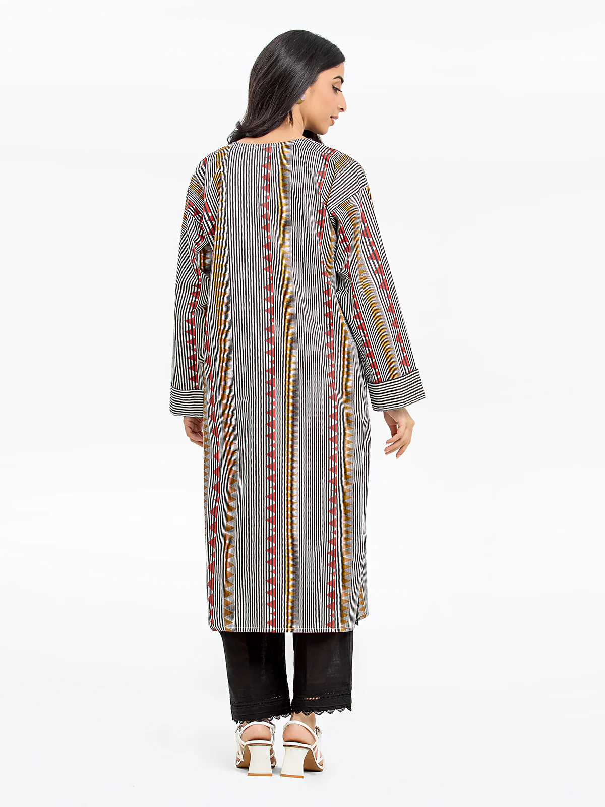 Pret Printed Cotton Satin Shirt - EWTKP24-69690S - Image 6
