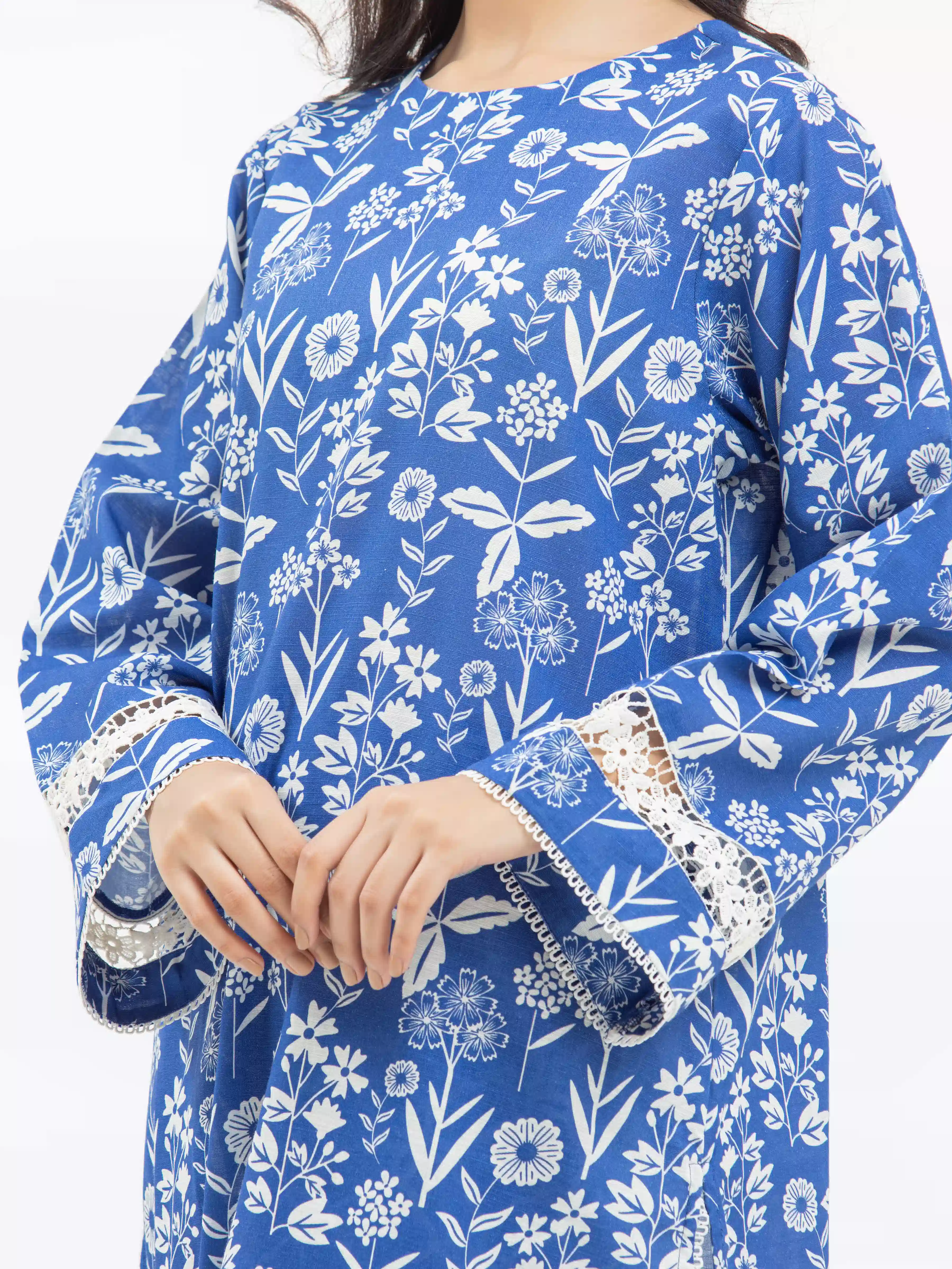 Pret Printed Khaddar Shirt - EWTKP24-81387S - Image 3