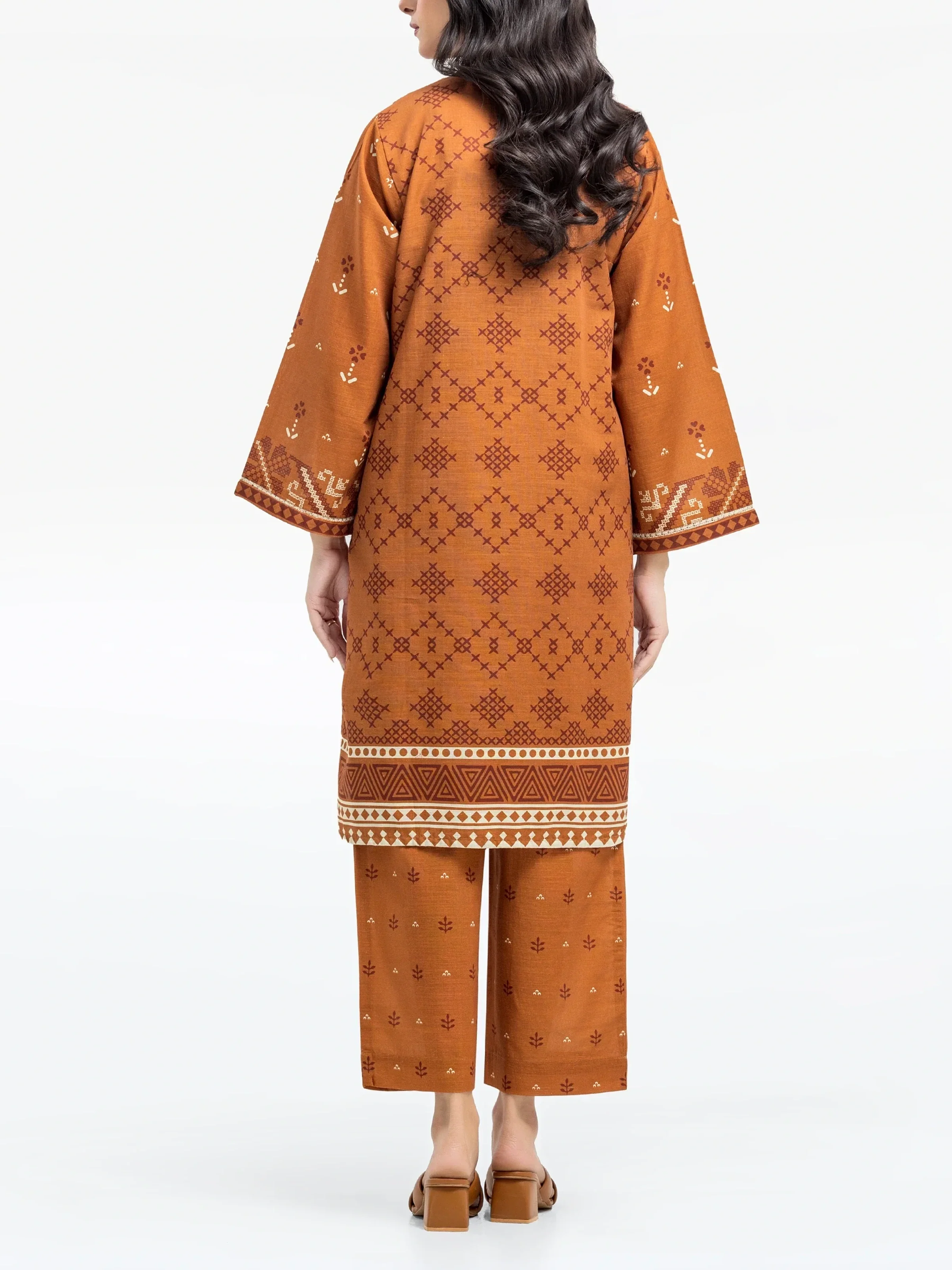 Pret Printed Khaddar Shirt - EWTKP24-81406S - Image 4