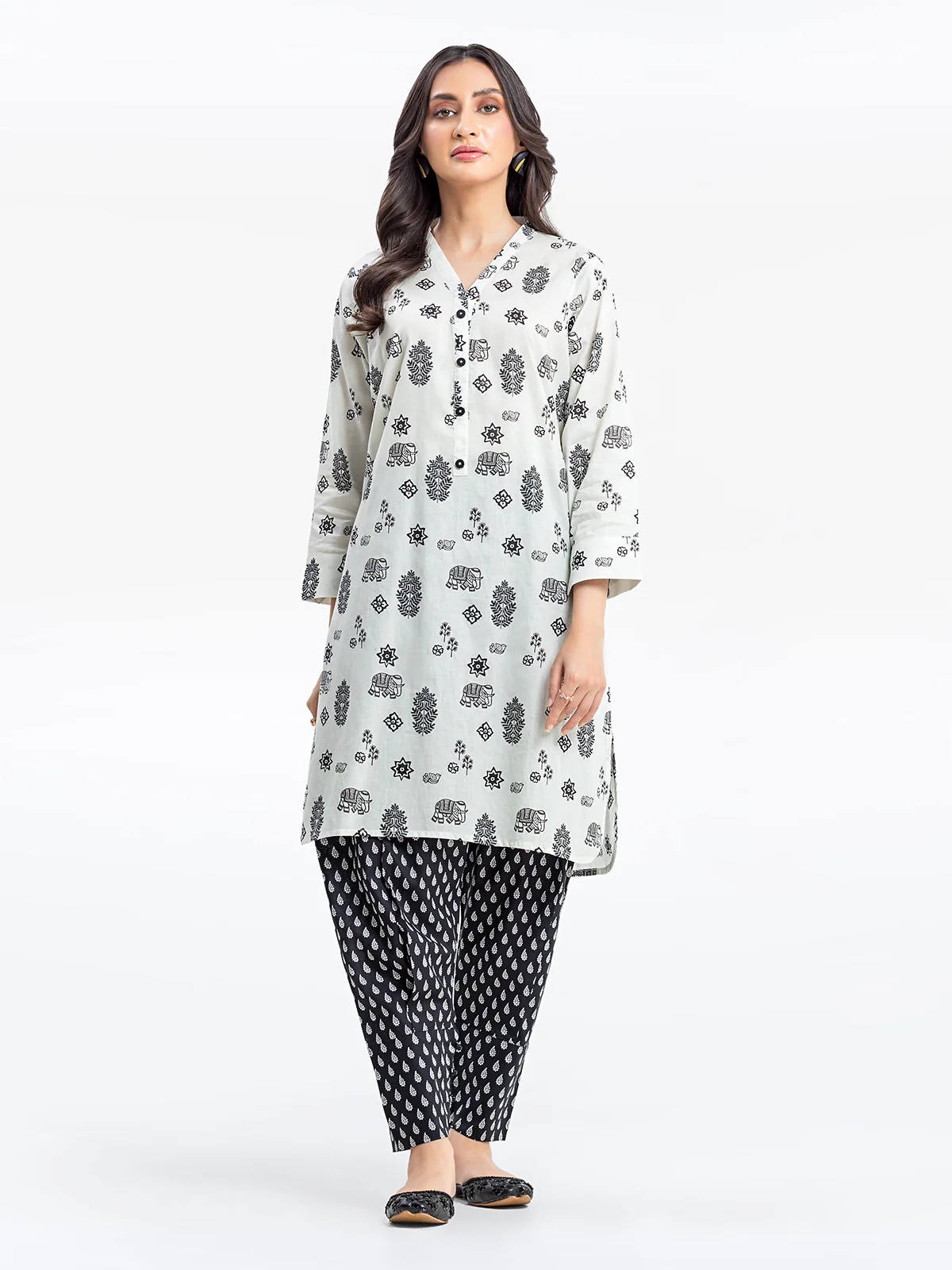 Pret Printed Lawn Shirt - EWTKP24-81142S - Image 2