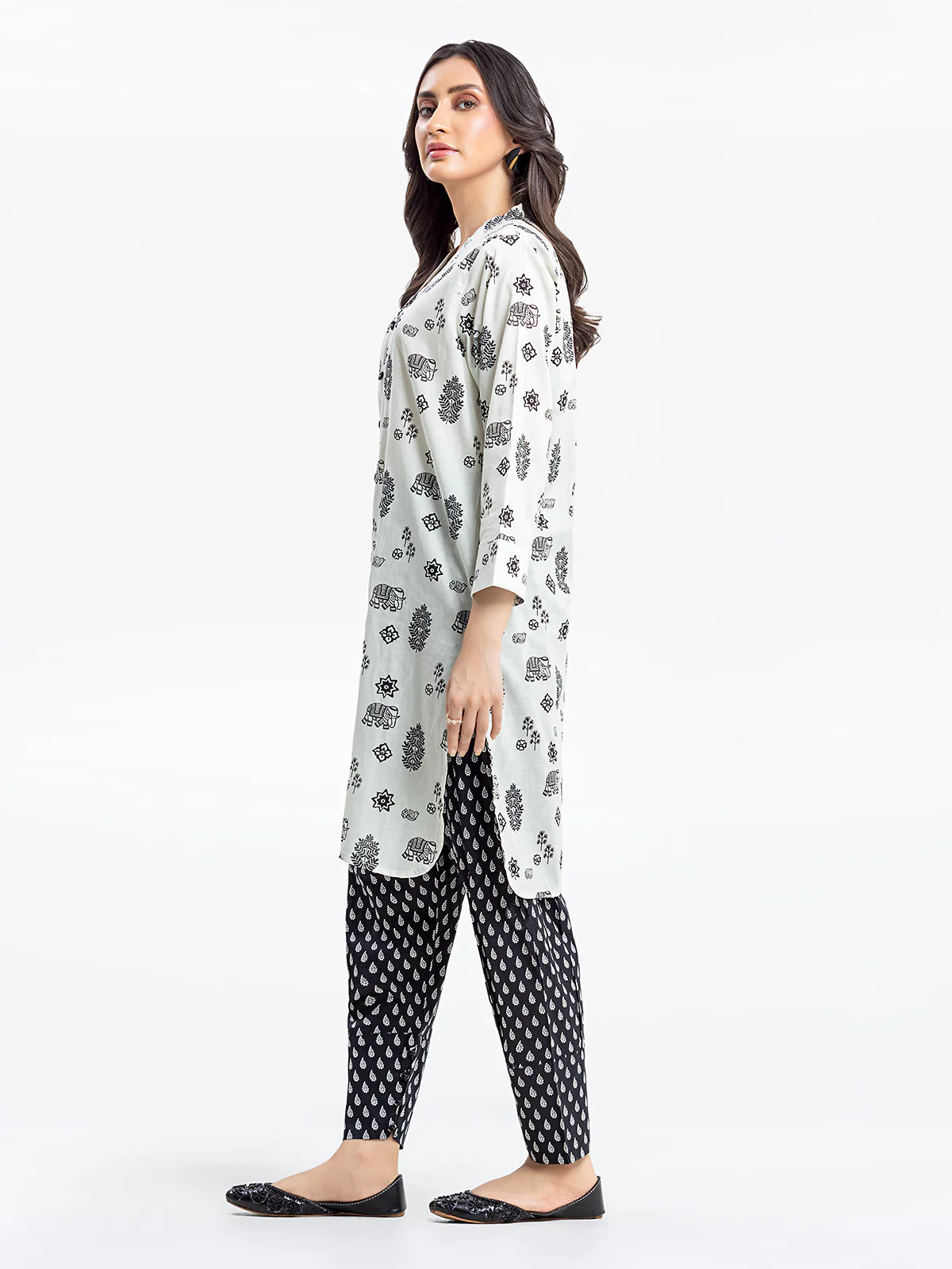 Pret Printed Lawn Shirt - EWTKP24-81142S - Image 5