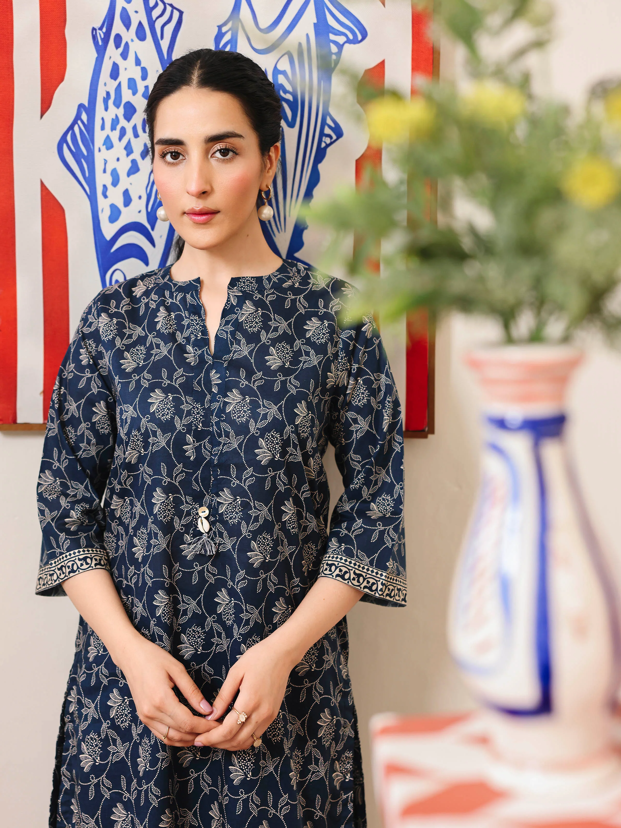 Pret Printed Lawn Shirt - EWTKP5-81884S - Image 2