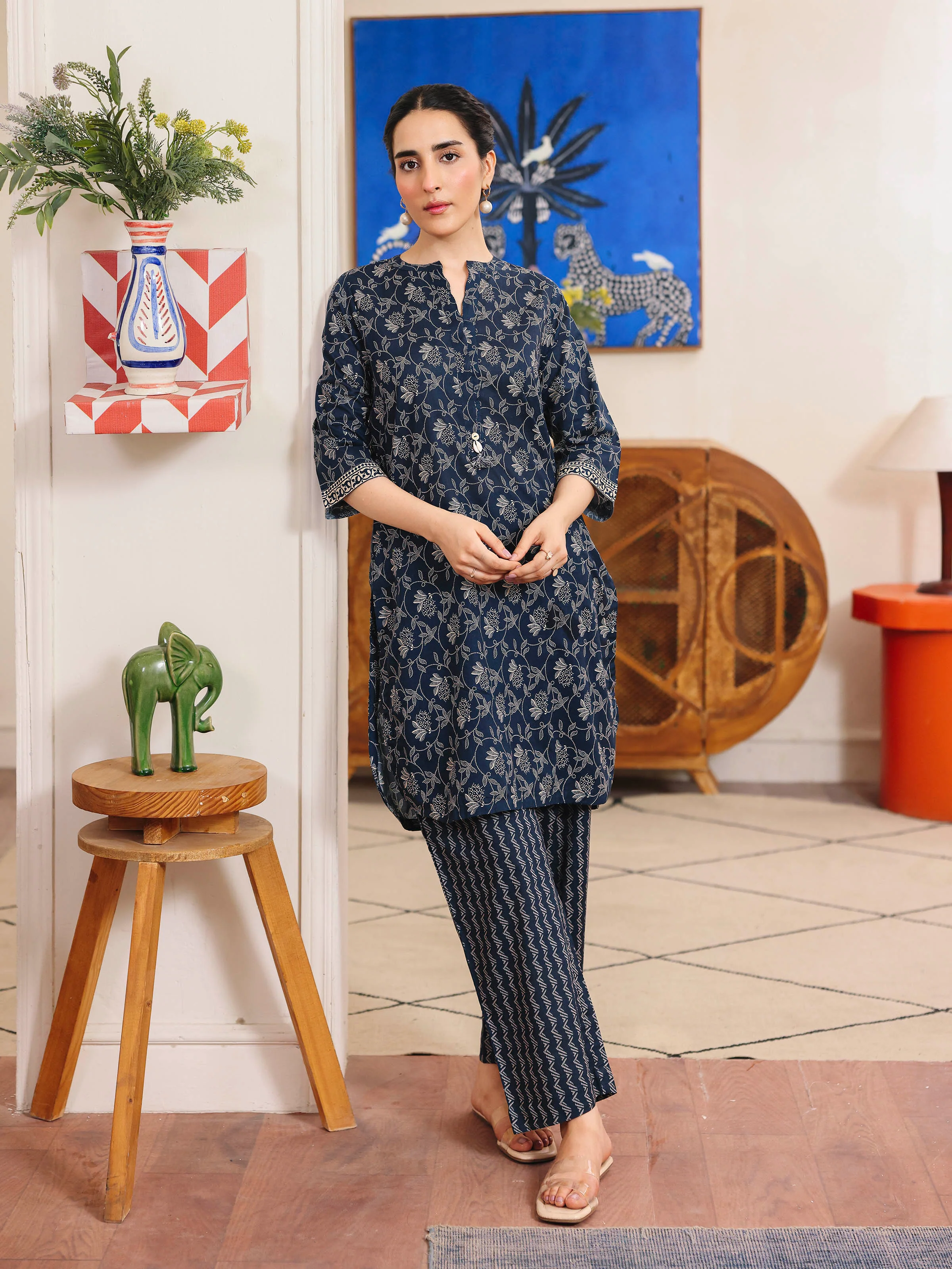 Pret Printed Lawn Shirt - EWTKP5-81884S - Image 3