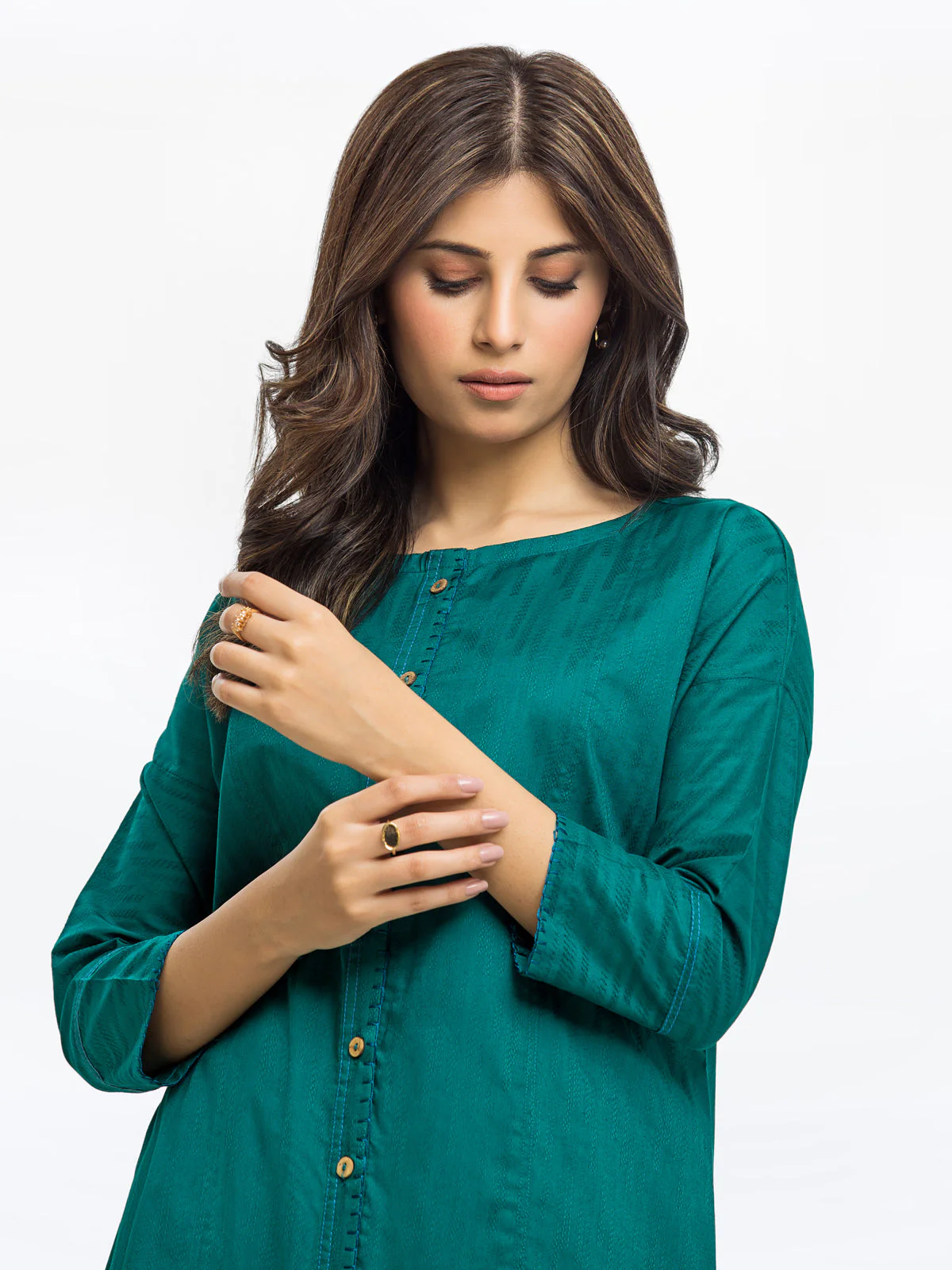 Pret Solid Dobby Shirt - EWTKS24-68951S - Image 2