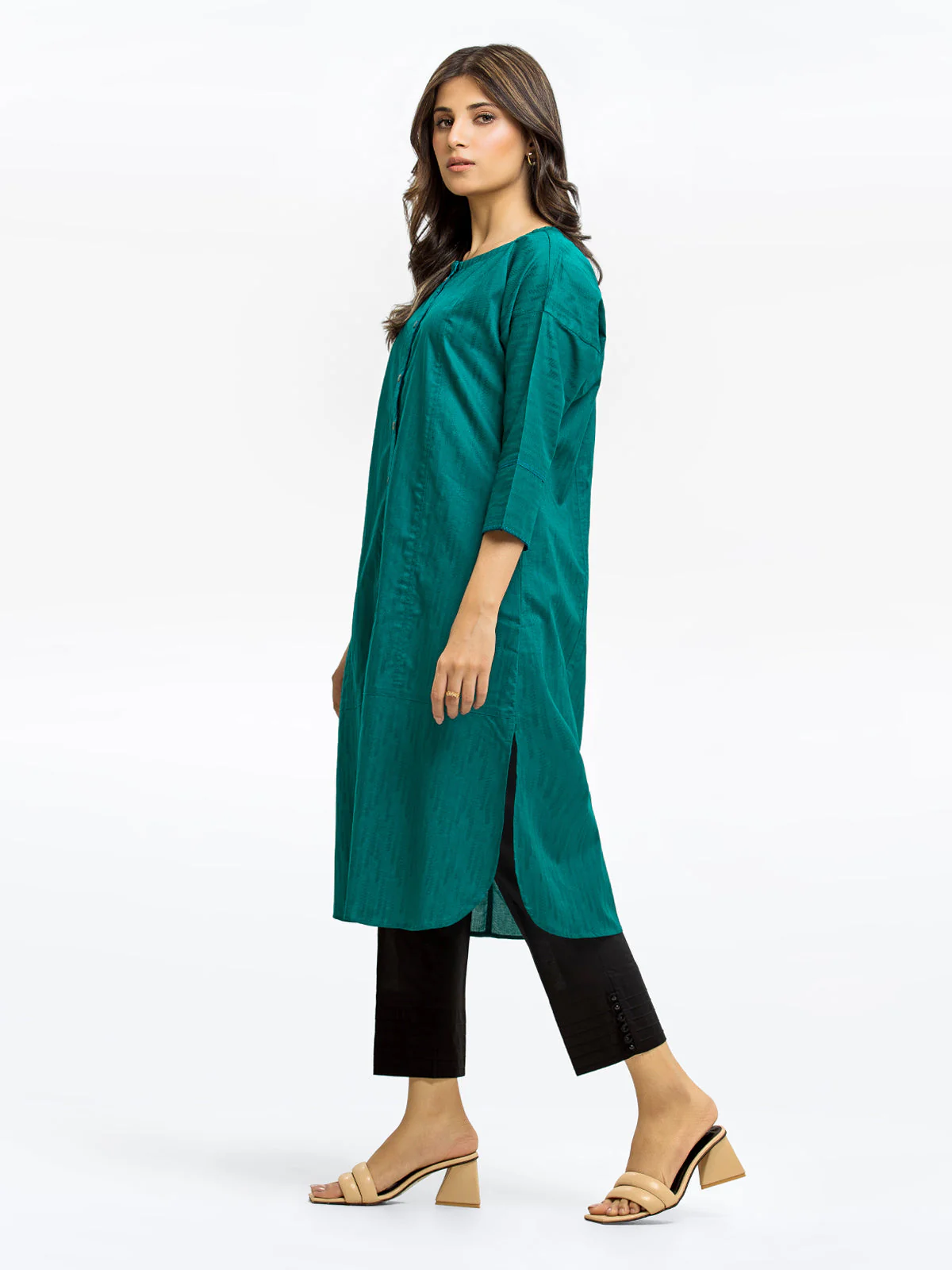 Pret Solid Dobby Shirt - EWTKS24-68951S - Image 3