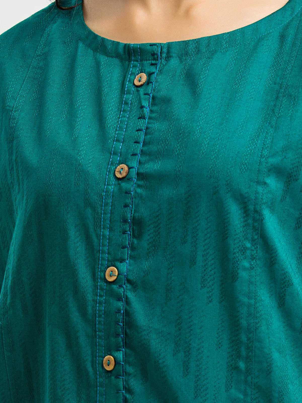Pret Solid Dobby Shirt - EWTKS24-68951S - Image 4