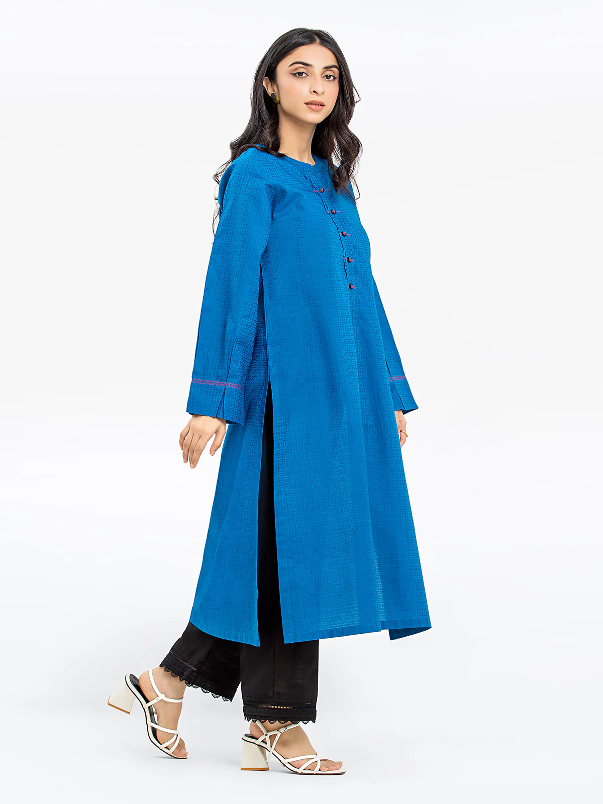 Pret Solid Dobby Shirt - EWTKS24-68954S - Image 3