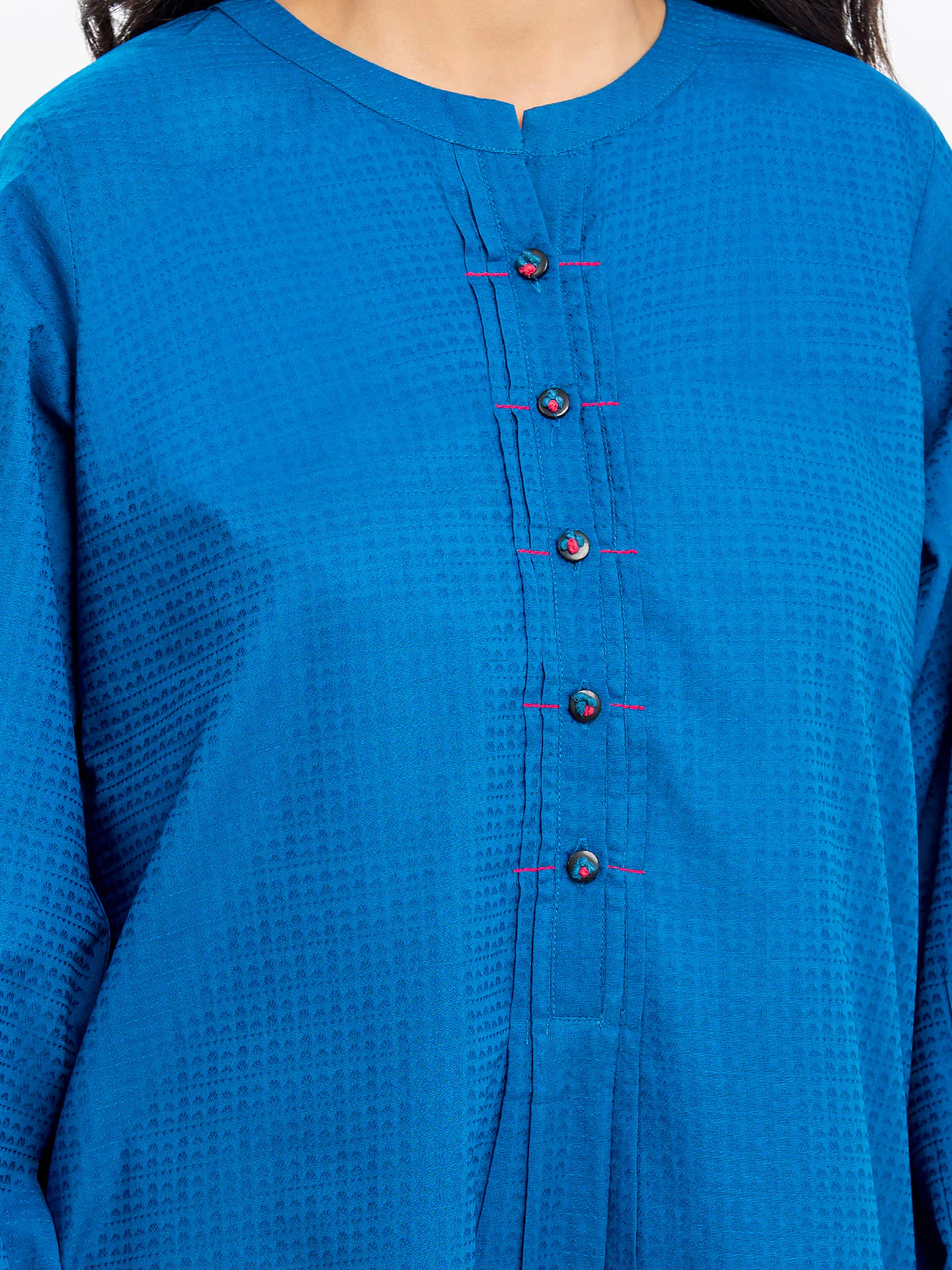 Pret Solid Dobby Shirt - EWTKS24-68954S - Image 4