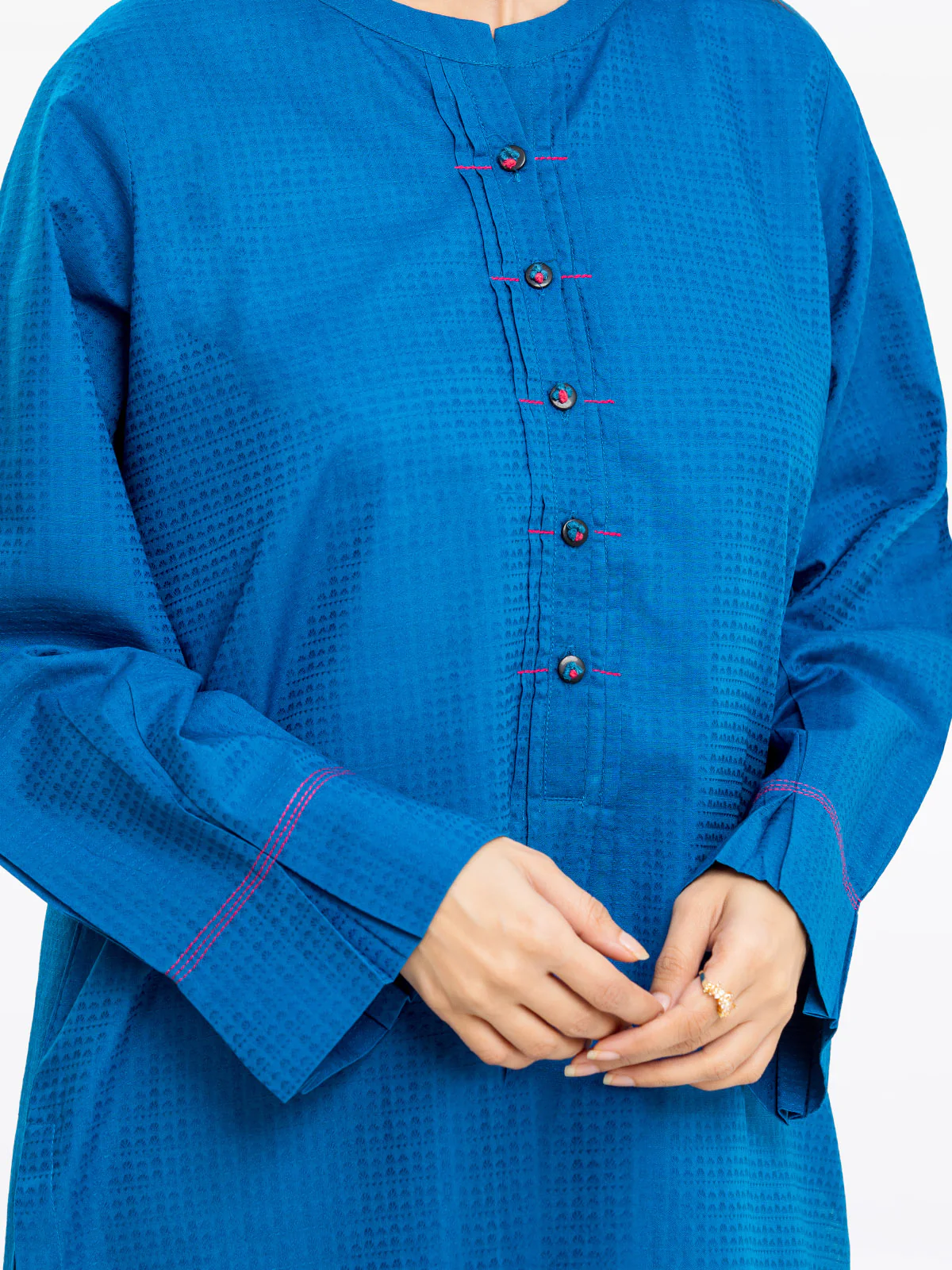 Pret Solid Dobby Shirt - EWTKS24-68954S - Image 5