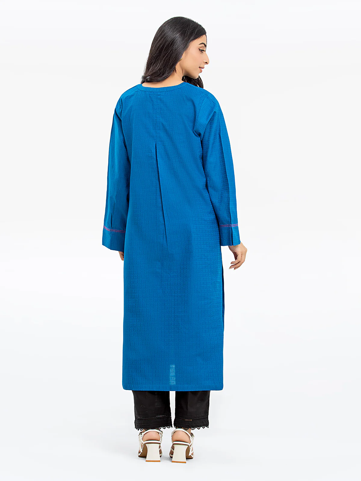 Pret Solid Dobby Shirt - EWTKS24-68954S - Image 6