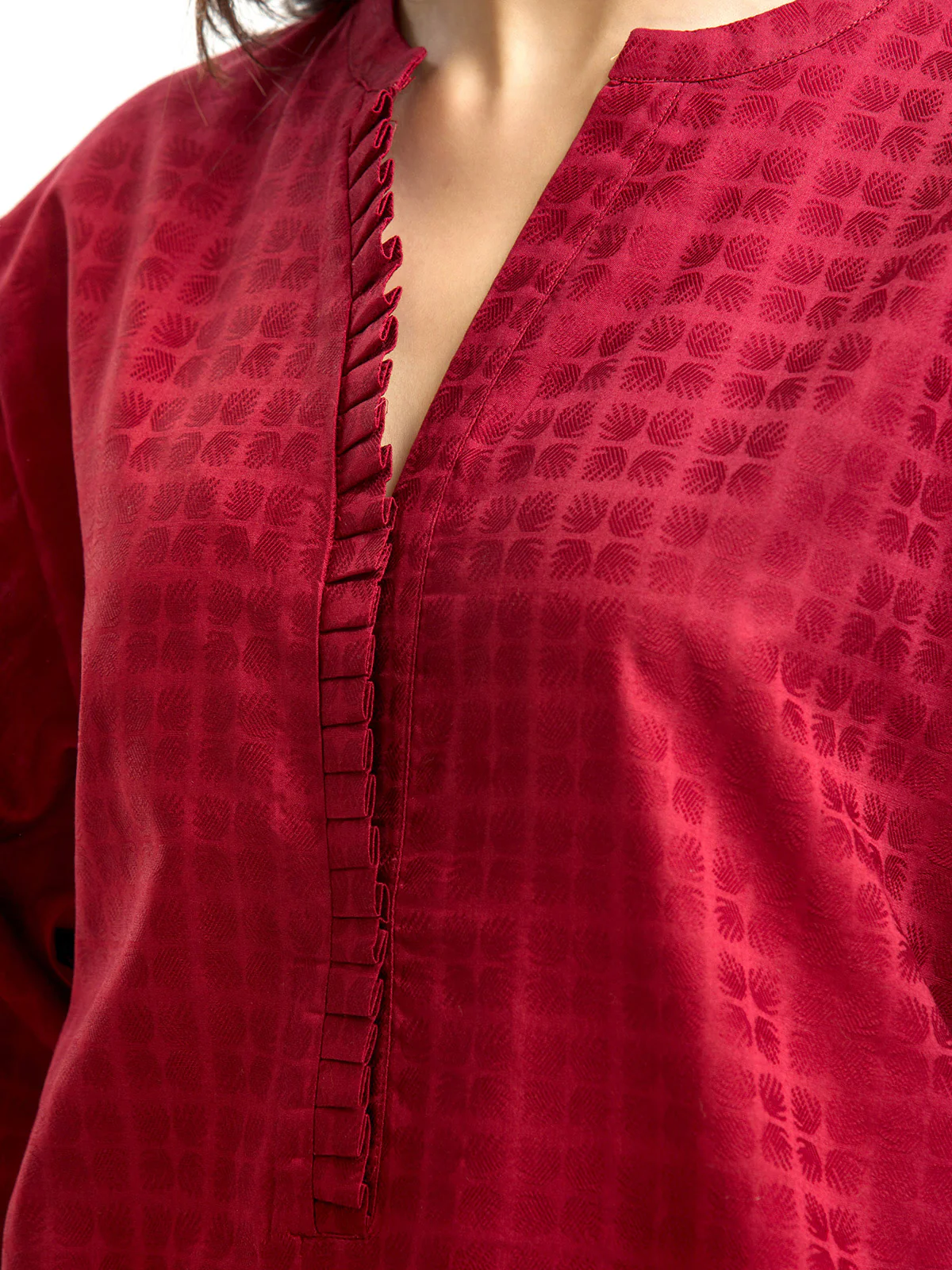 Pret Solid Dobby Shirt - EWTKS24-68955S - Image 4