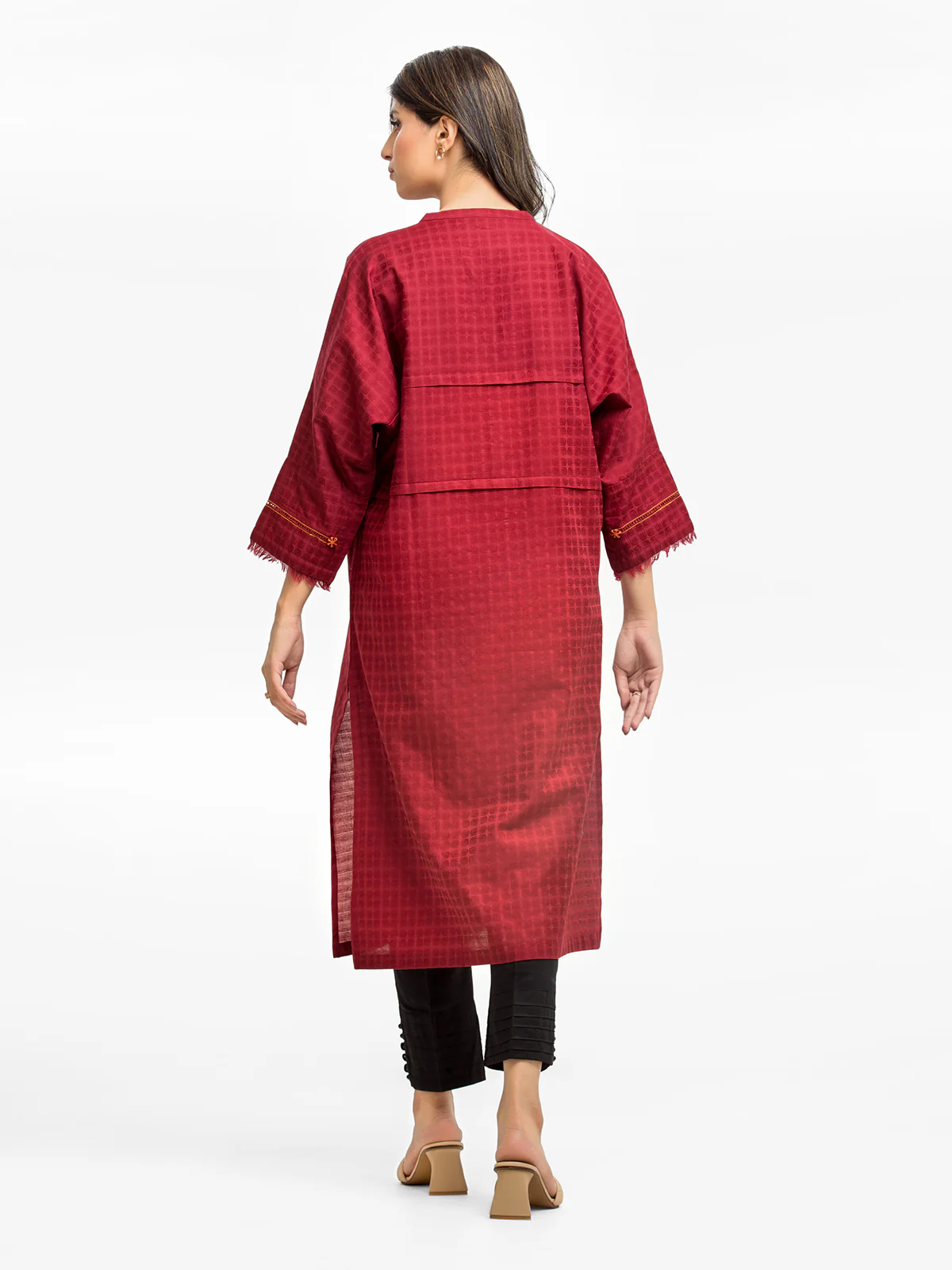 Pret Solid Dobby Shirt - EWTKS24-68955S - Image 6
