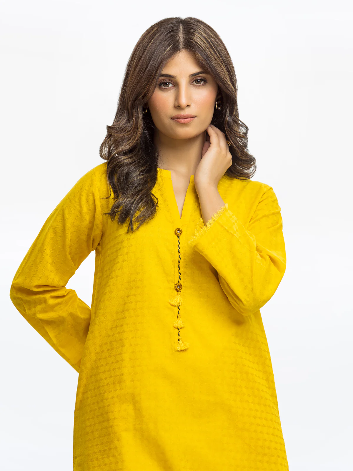 Pret Solid Dobby Shirt - EWTKS24-68958S - Image 2