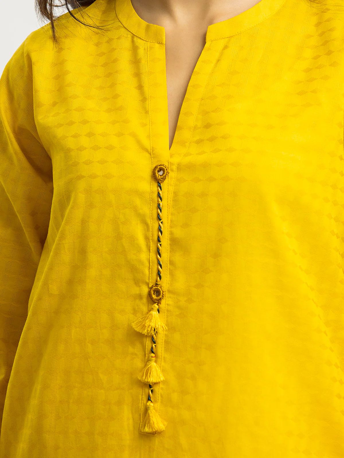 Pret Solid Dobby Shirt - EWTKS24-68958S - Image 5
