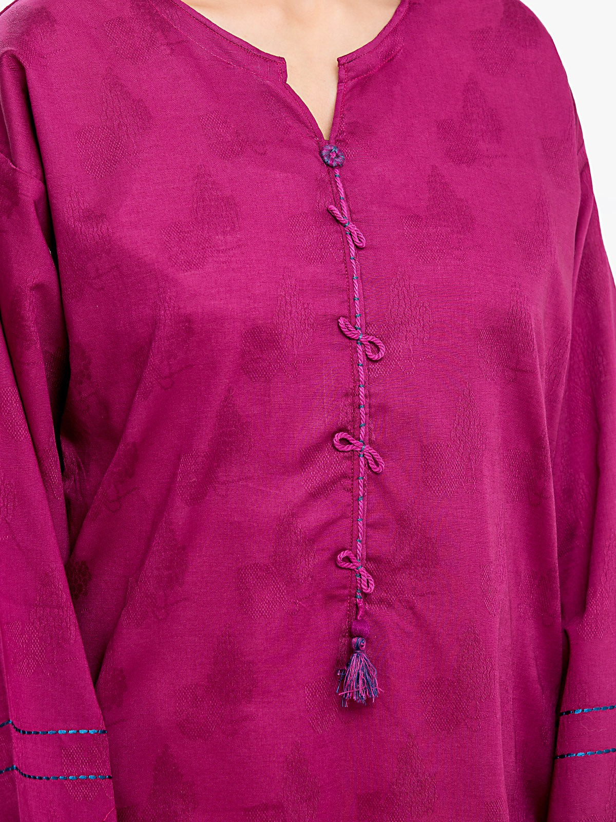 Pret Solid Dobby Shirt - EWTKS24-69622S - Image 4