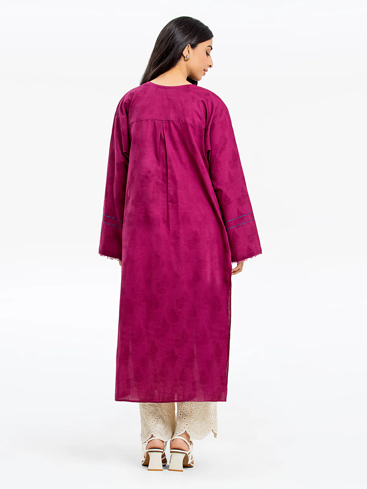 Pret Solid Dobby Shirt - EWTKS24-69622S - Image 6