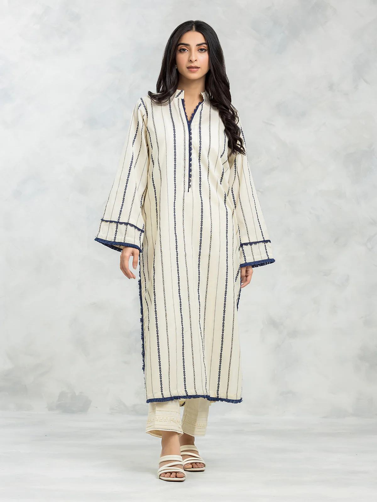 Pret Printed Jacquard Shirt - EWTKS24-69644S