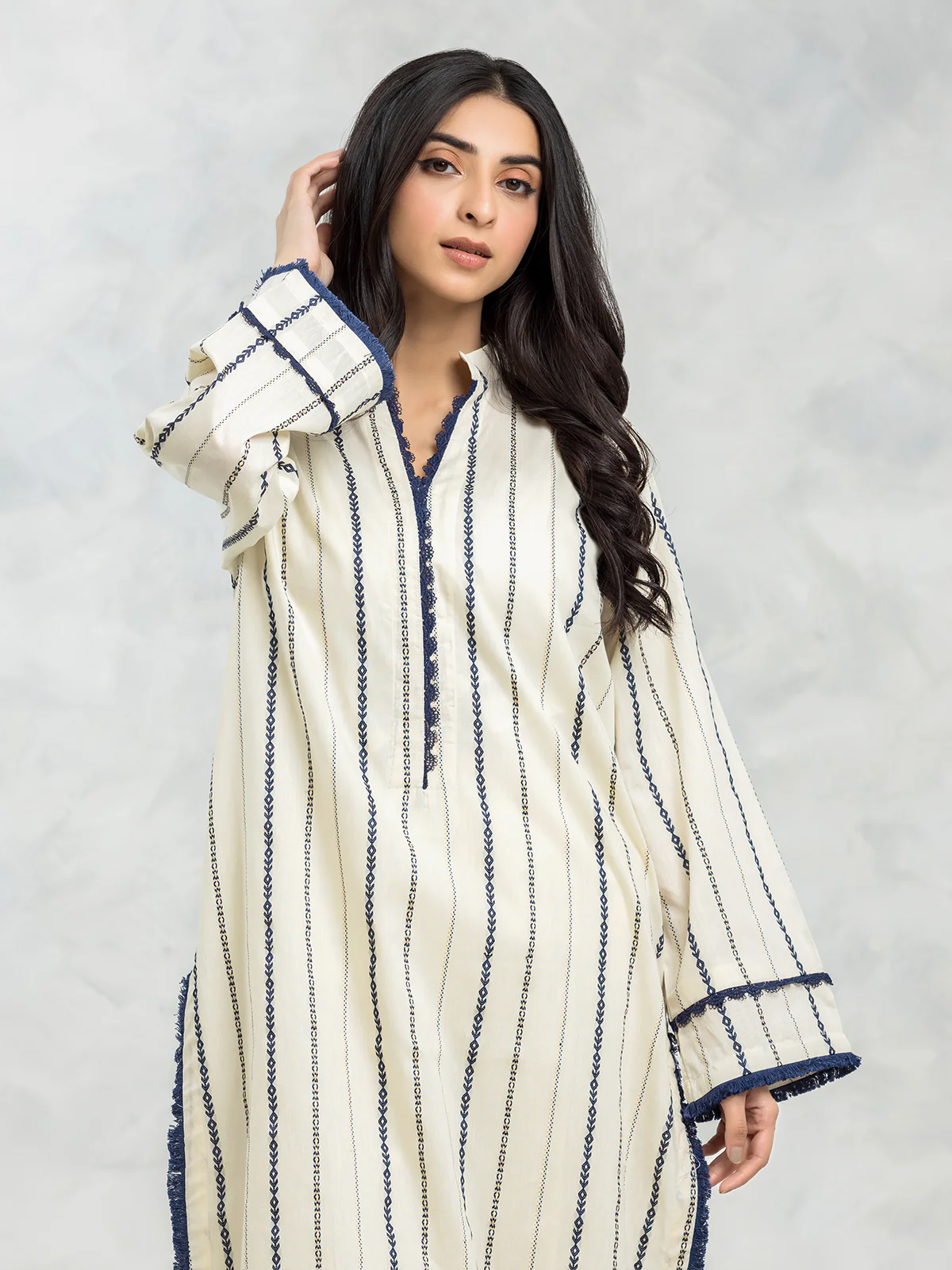Pret Printed Jacquard Shirt - EWTKS24-69644S - Image 2