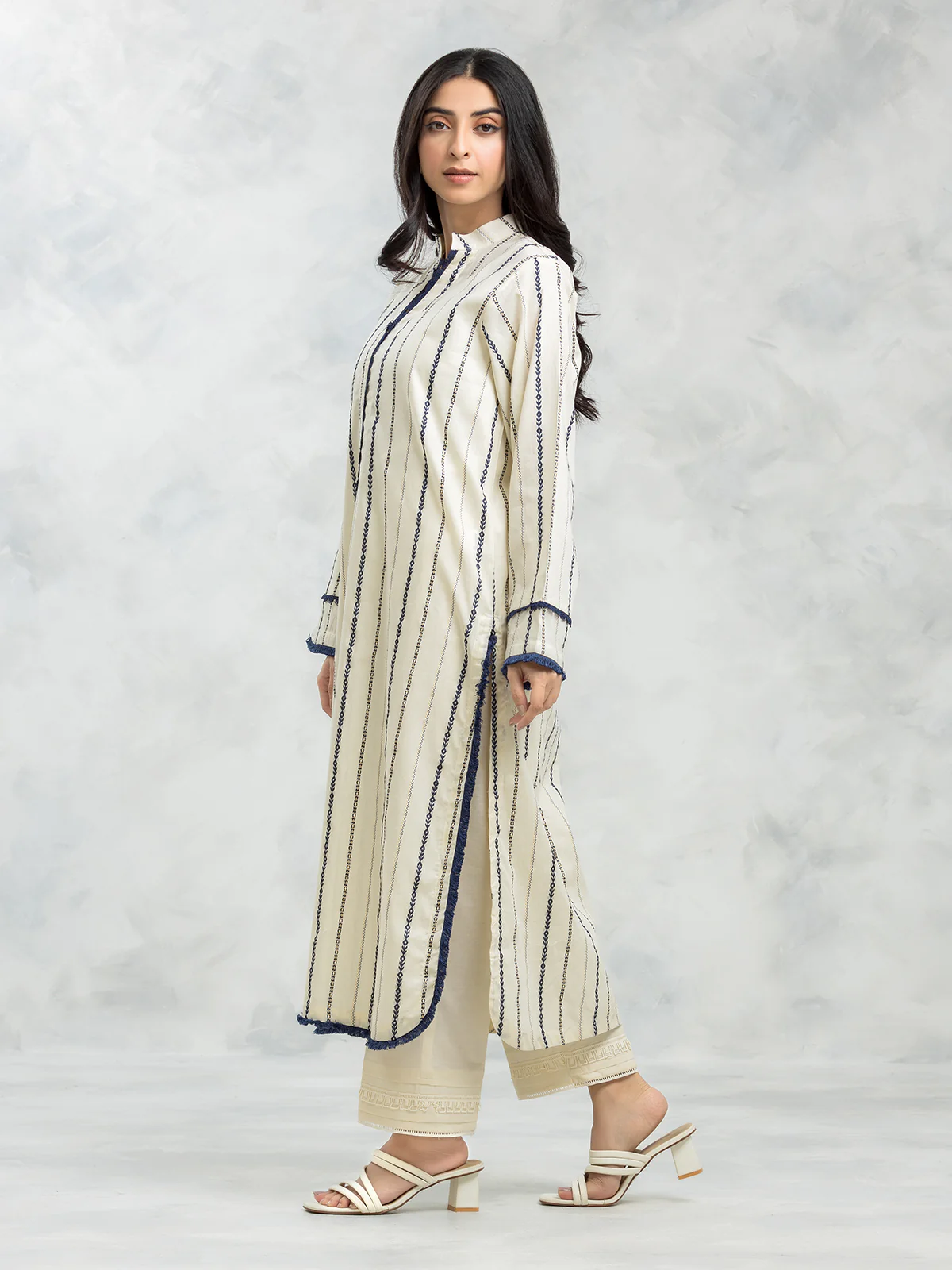 Pret Printed Jacquard Shirt - EWTKS24-69644S - Image 5