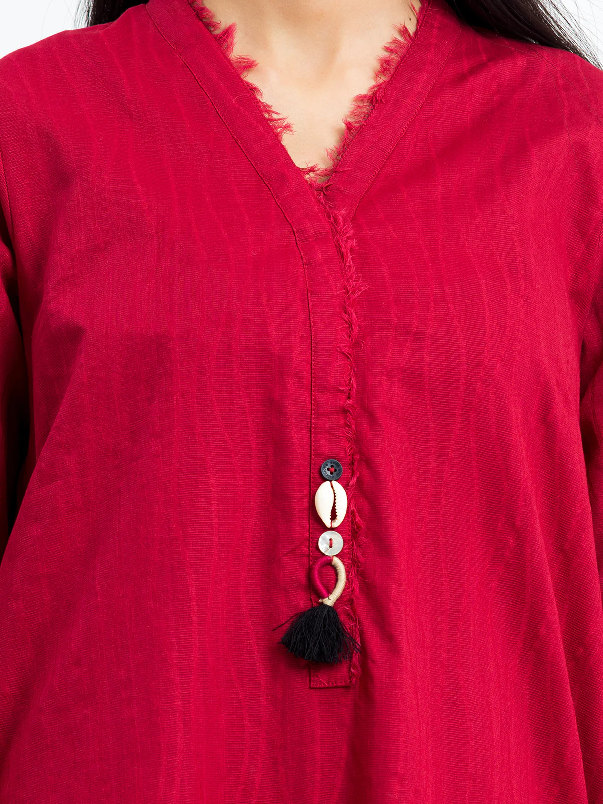 Pret Solid Jacquard Shirt - EWTKS24-69713S - Image 3