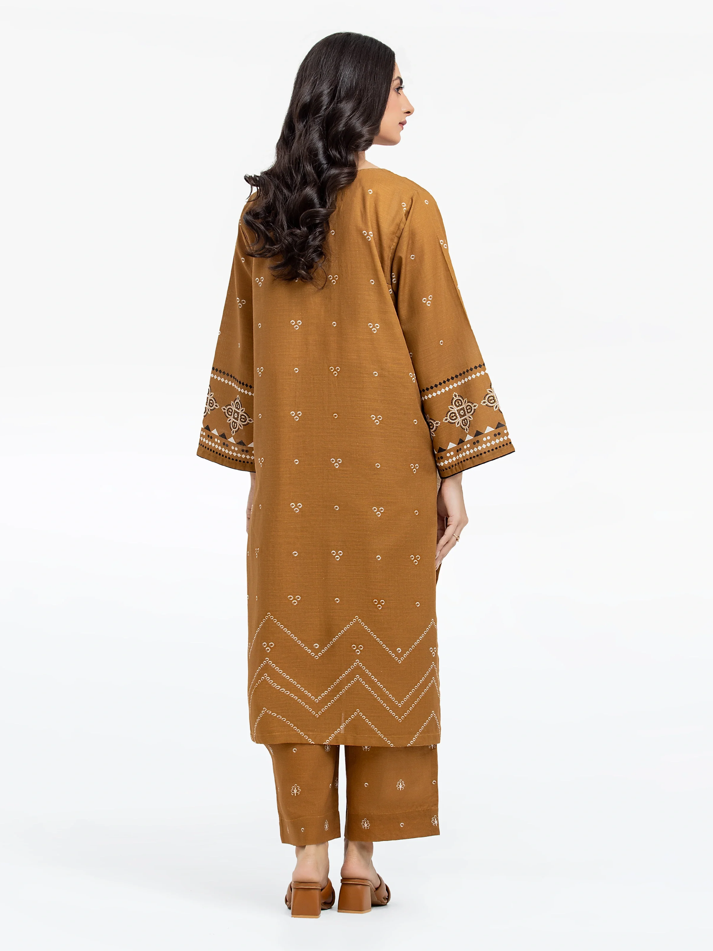 Pret Embroidered Cambric Shirt Trouser - EWTPLE24-00027ST - Image 6