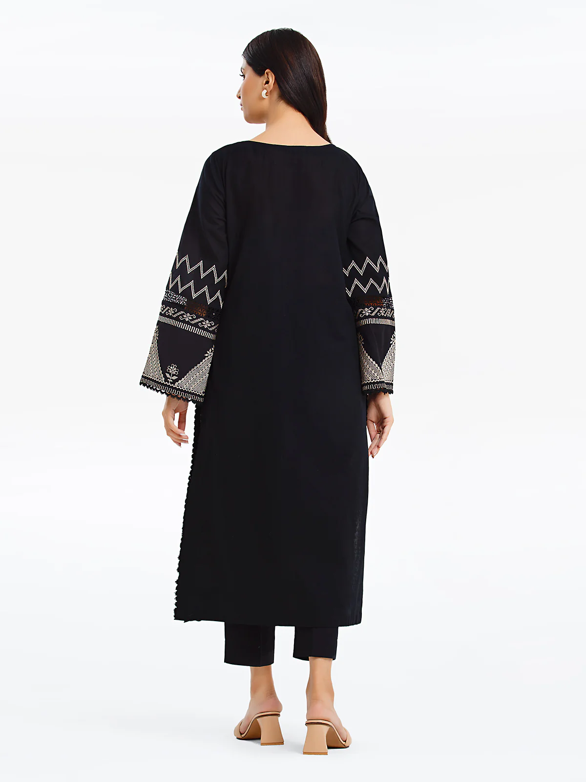 Pret Embroidered Cambric Shirt Trouser - EWTKE24-81040ST - Image 5