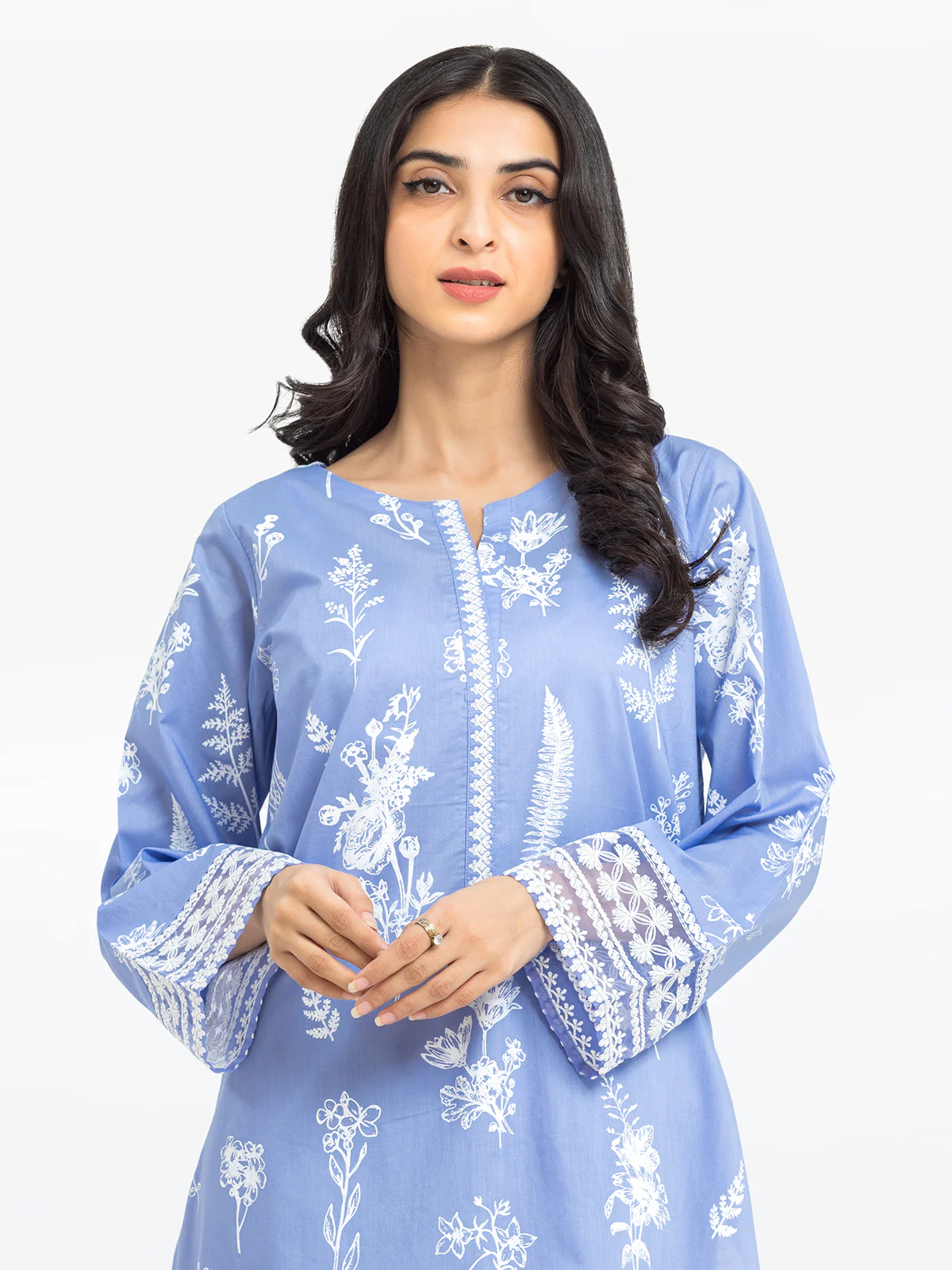 Pret Embroidered Cambric Co-ord Set - EWTKE24-81042ST