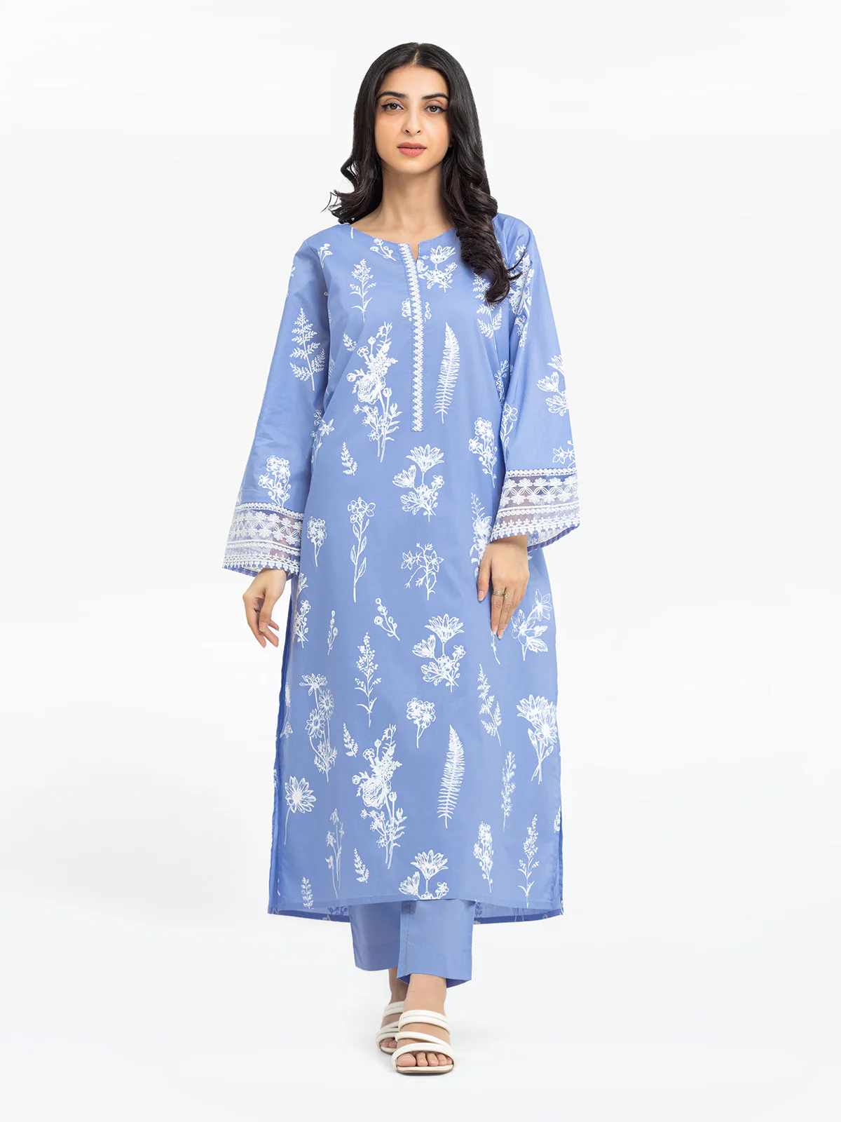Pret Embroidered Cambric Co-ord Set - EWTKE24-81042ST - Image 2