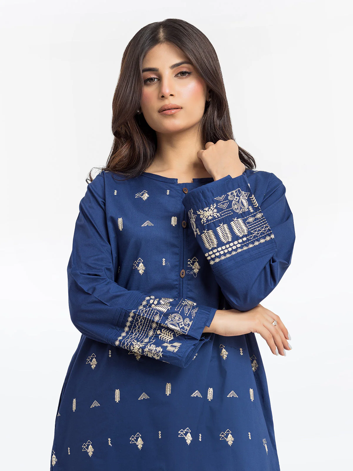 Pret Embroidered Cambric Shirt Trouser - EWTKE24-81043ST
